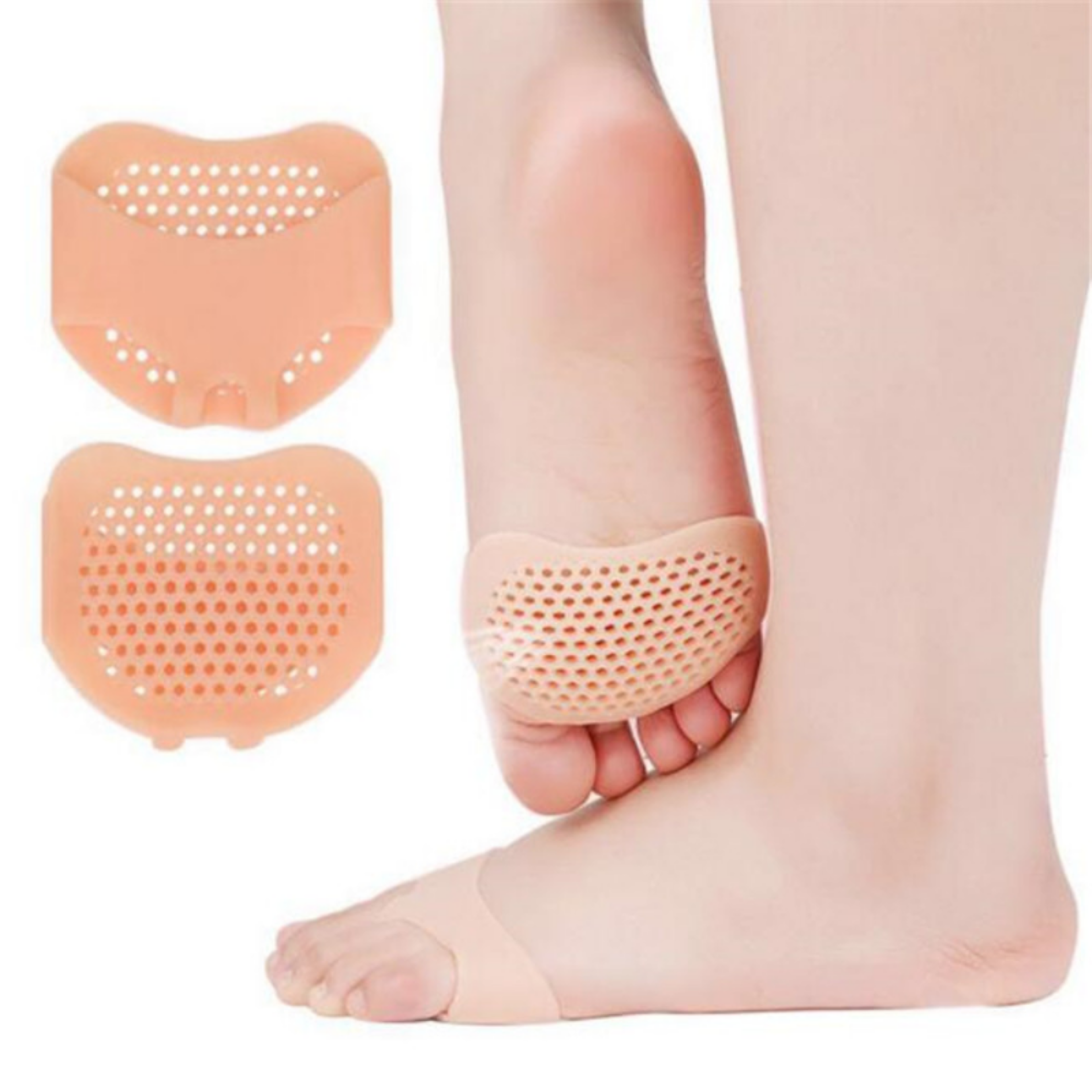 Orthopaedic Foot Protector, Silicone Gel Insoles Toe Separator for Hallux Guard Cushion – view 2