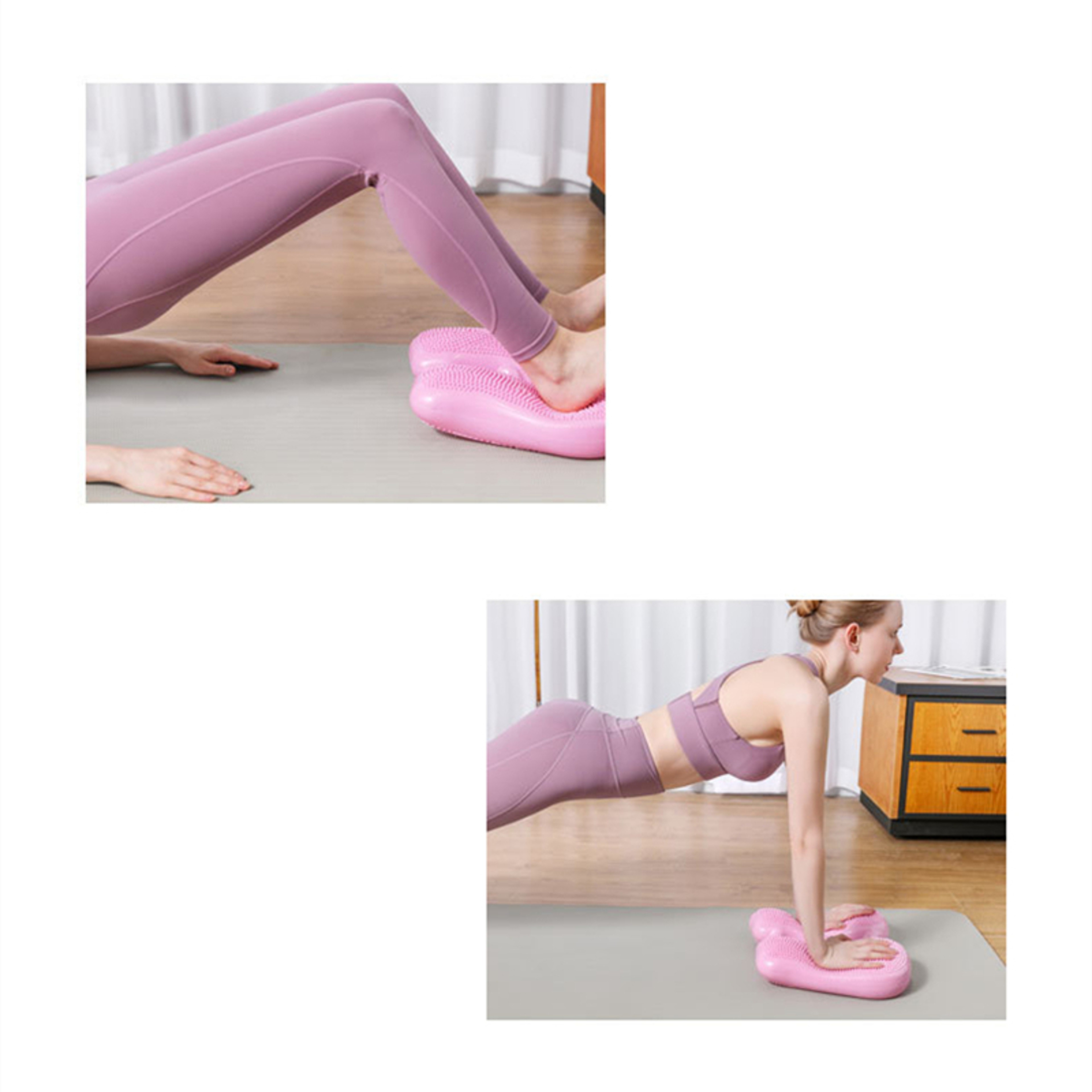 Balance Trainer Pedal Inflatable Stepper Core Exercise Equipment Office Fitness Home Gym Muscle Rel