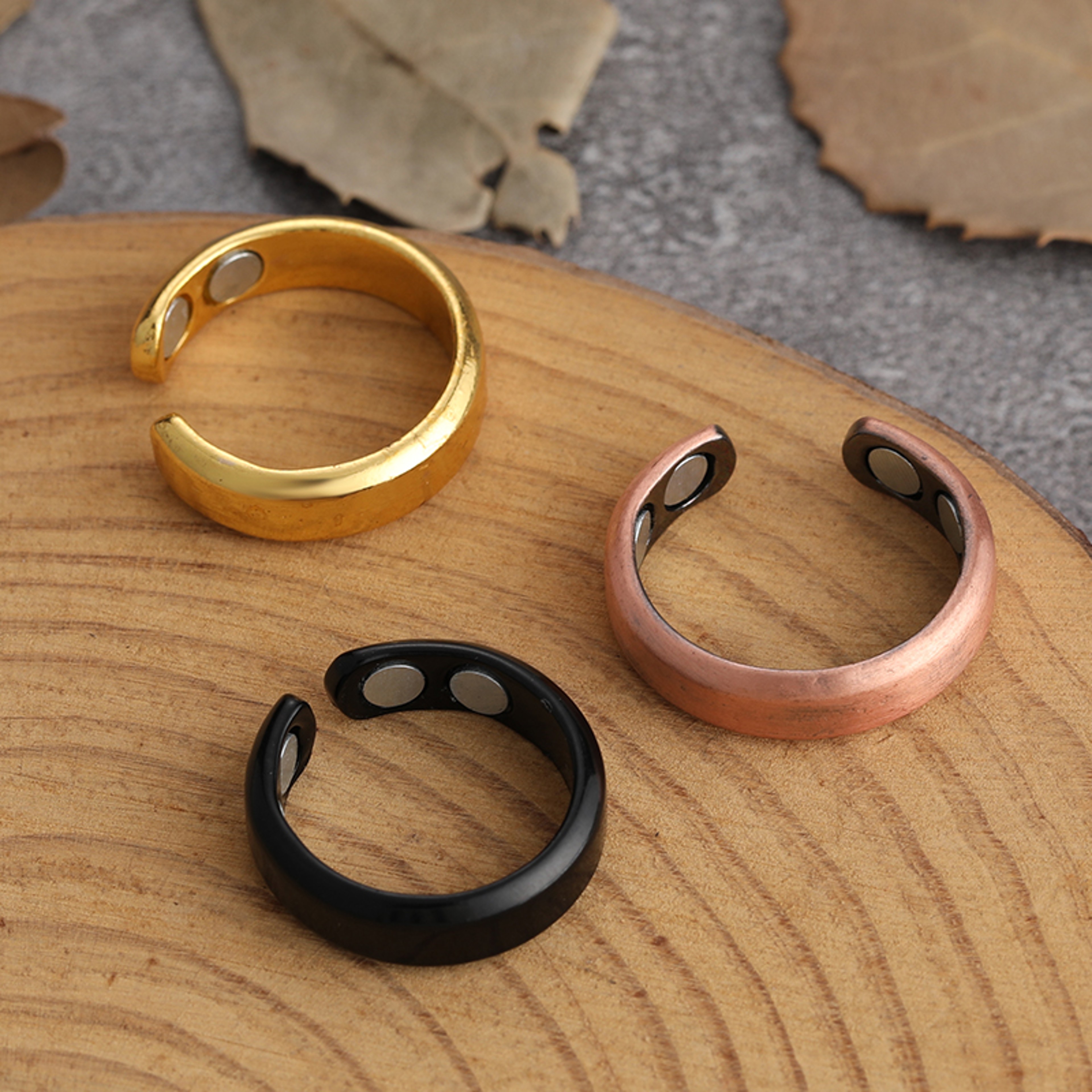 Adjustable Anti Snoring Rings Weight Loss Energy Rings For Men And Women Health Treatment Jewelry F 0