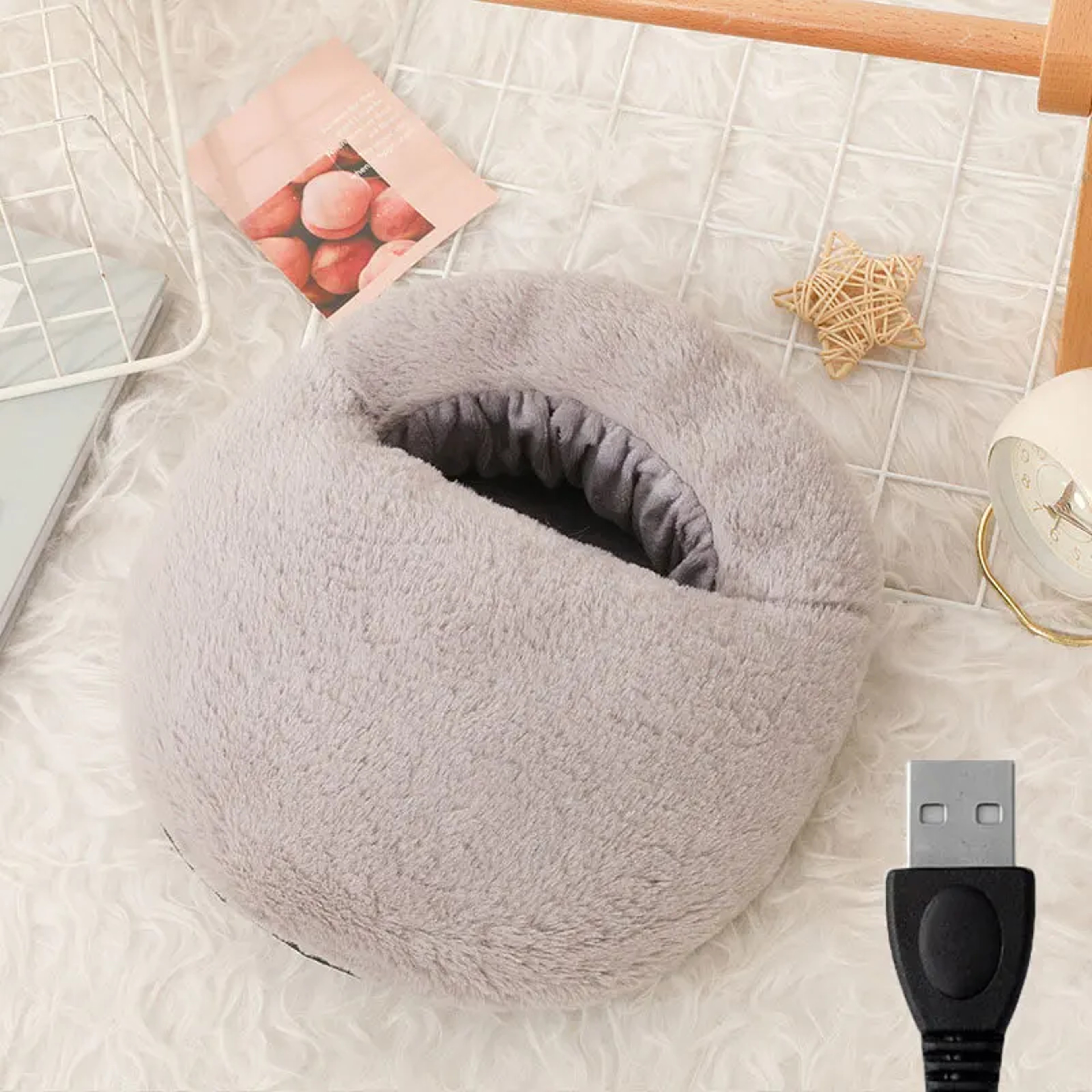 Constant Temperature Electric Foot Warmer Washable Soft Velvet Heater For Feet Winter Foot Warmer 6