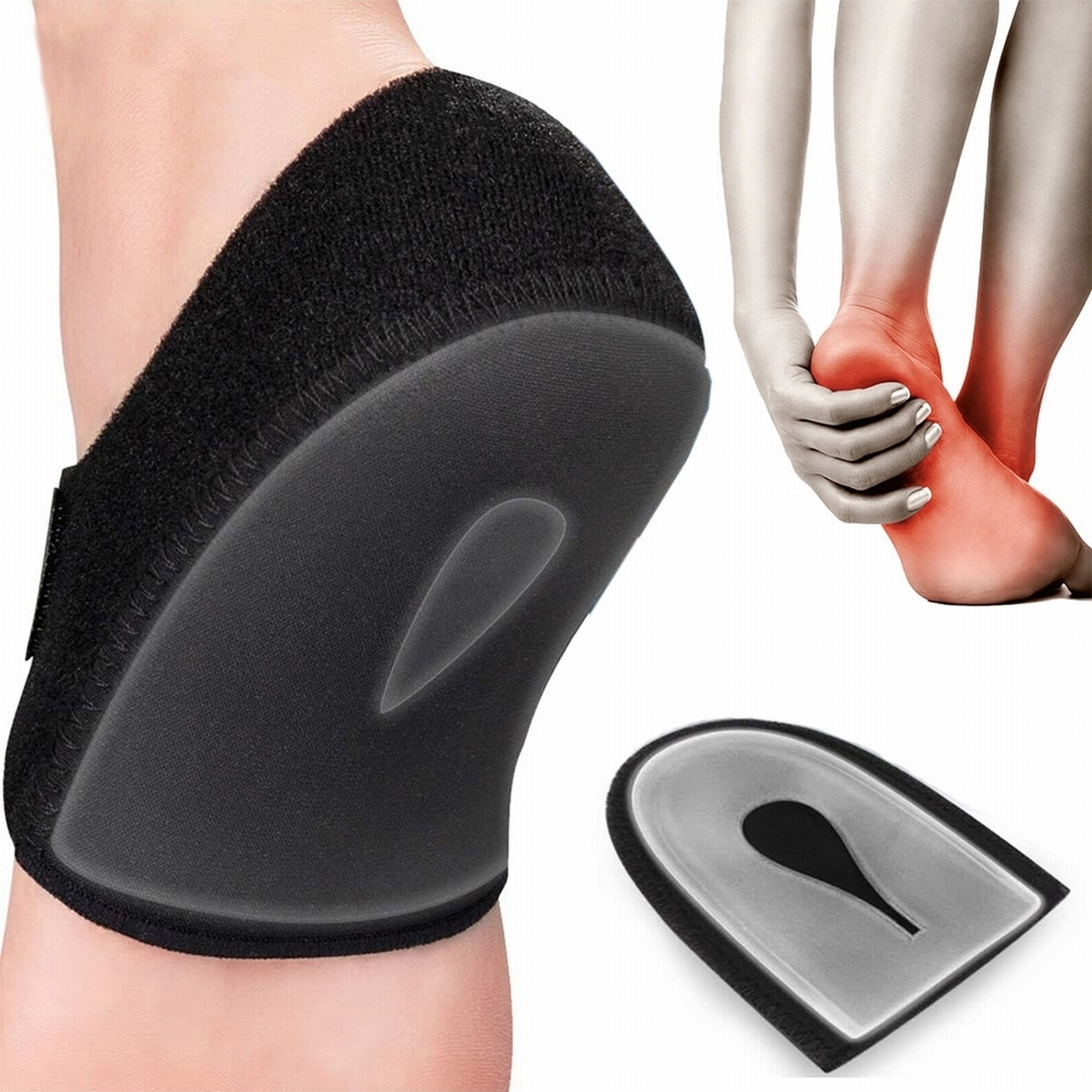 Plantar Fasciitis Heel Cushion For Achilles Heel Cups Heel Protectors Tendonitis Bone Spur Aching F 0