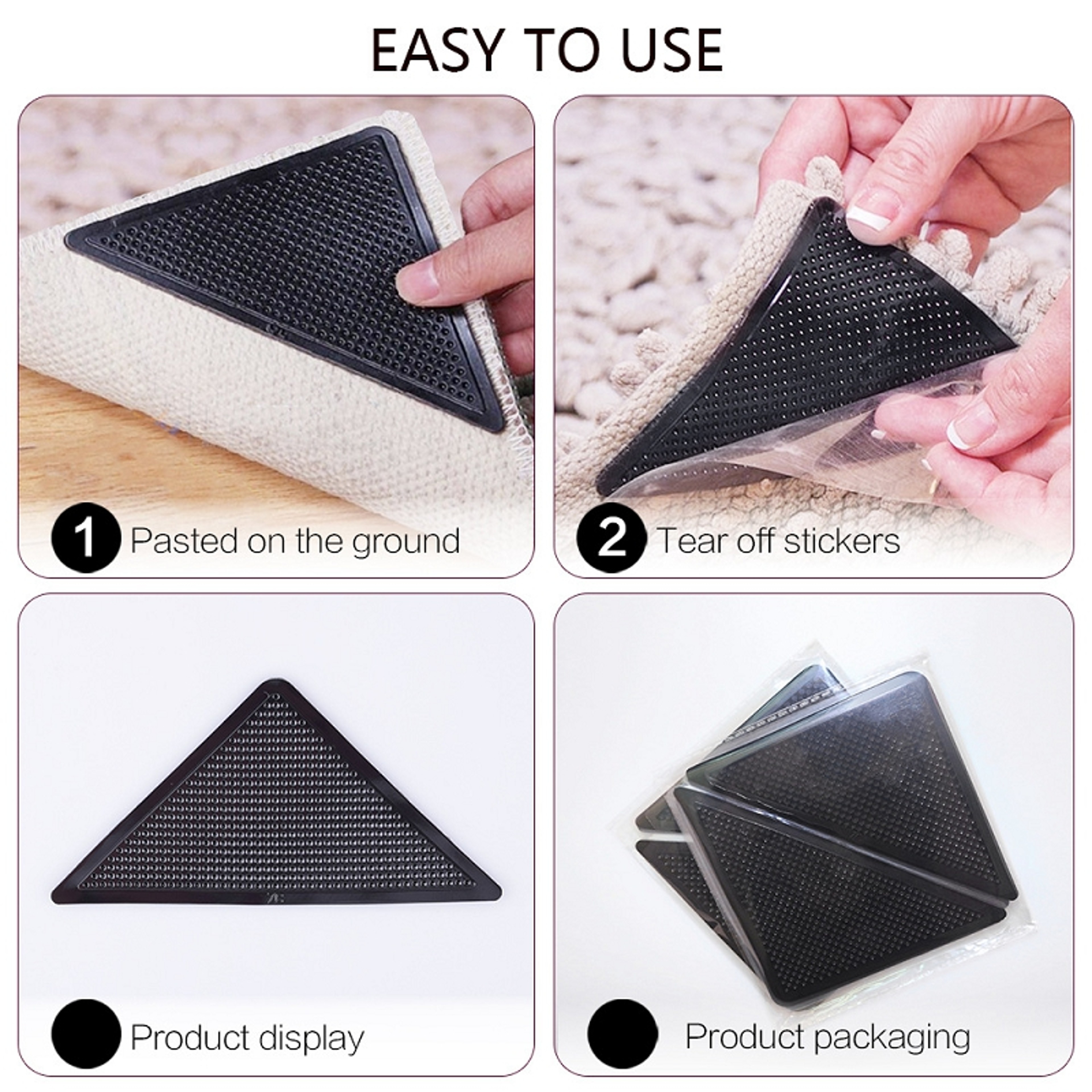 Non-Slip Rug Gripper Pads Keep Rugs Flat and Secure for Safer Floors – view 6