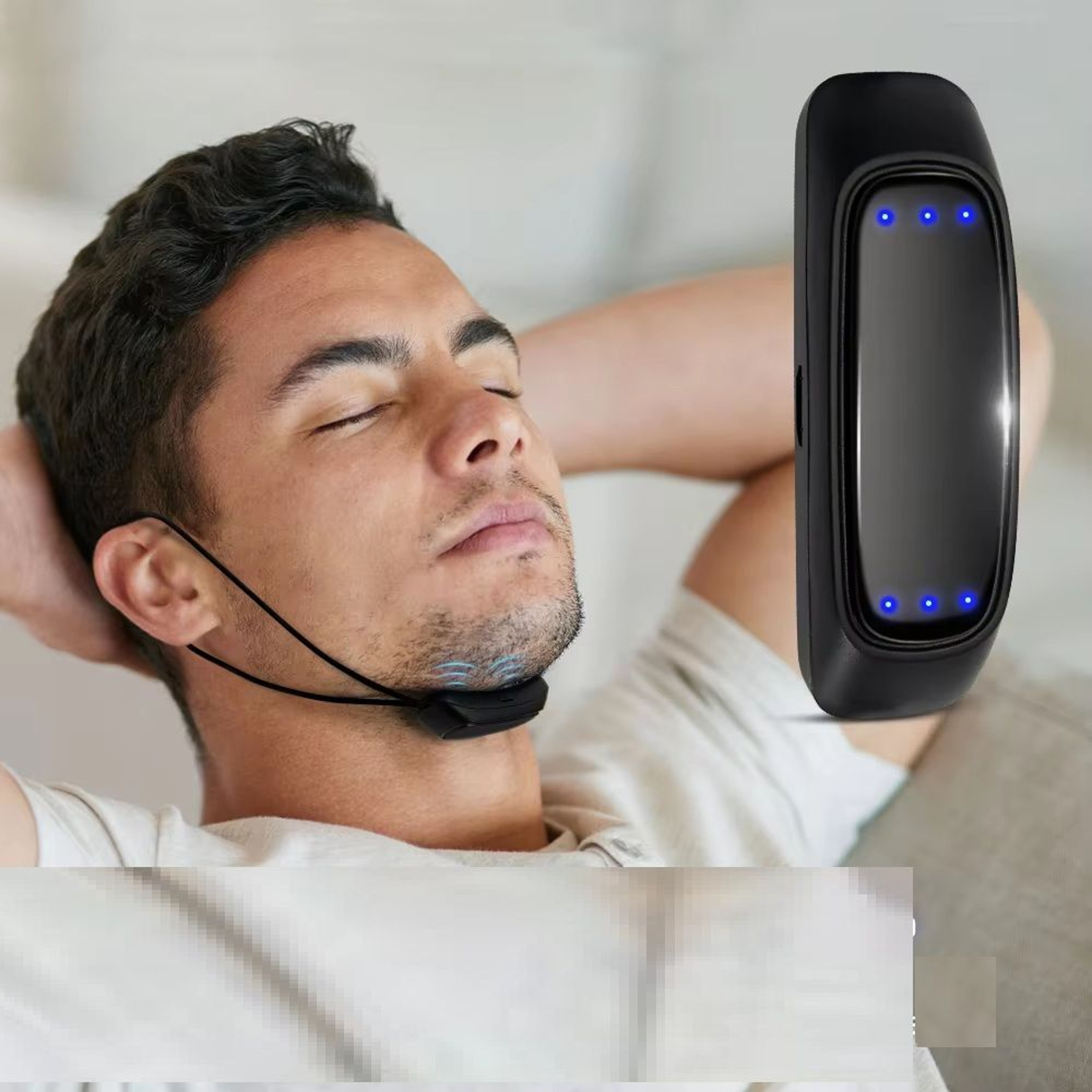 Sleep Well Stop Snore Device EMS Pulse Comfortable Aid Smart USB Anti Snoring Sleep Apnea Health Ca 0