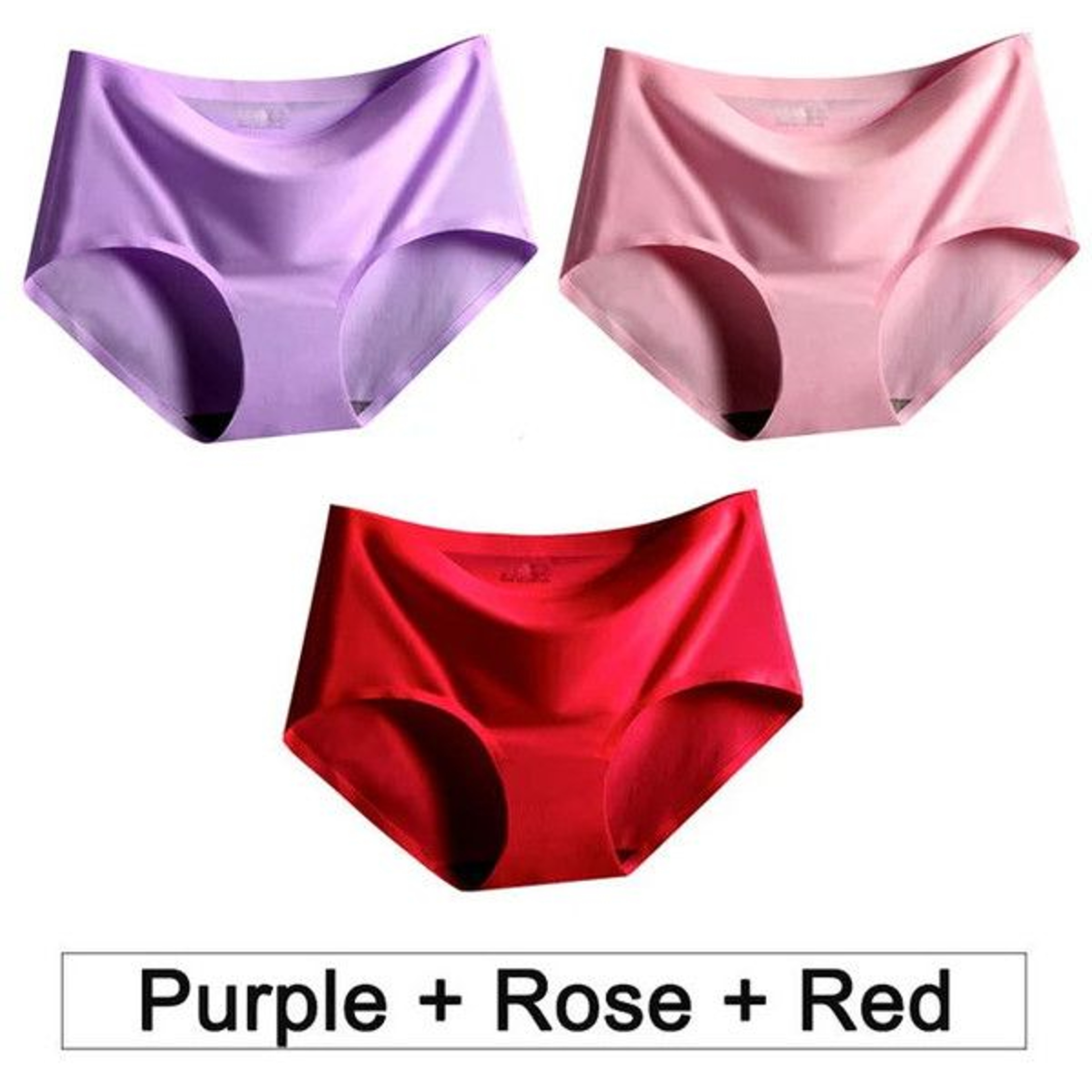 Women Underwear Seamless Panties Sexy Lingerie for Female Underpant Briefs Pantys Intimates Solid Co