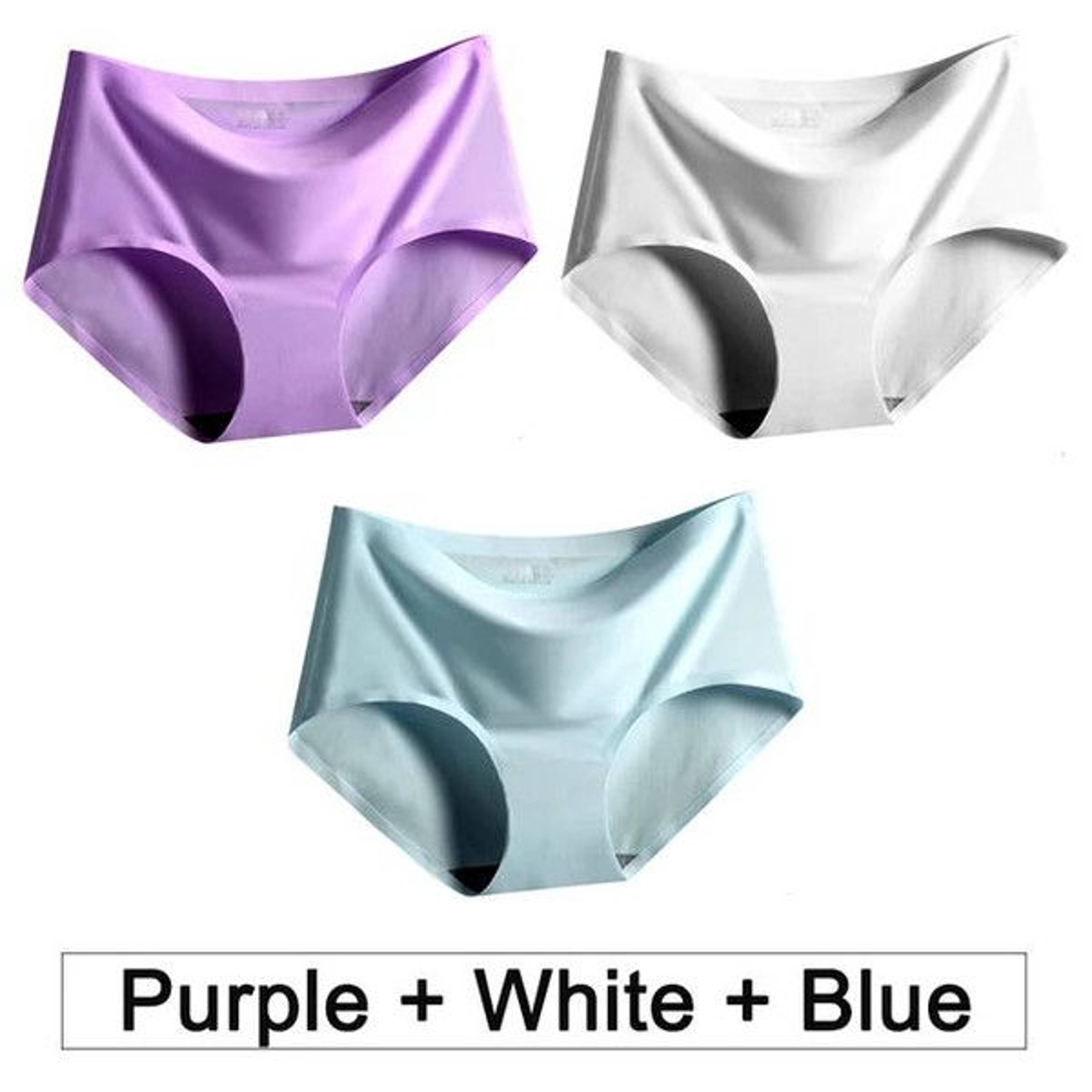 Women Underwear Seamless Panties Sexy Lingerie for Female Underpant Briefs Pantys Intimates Solid Co