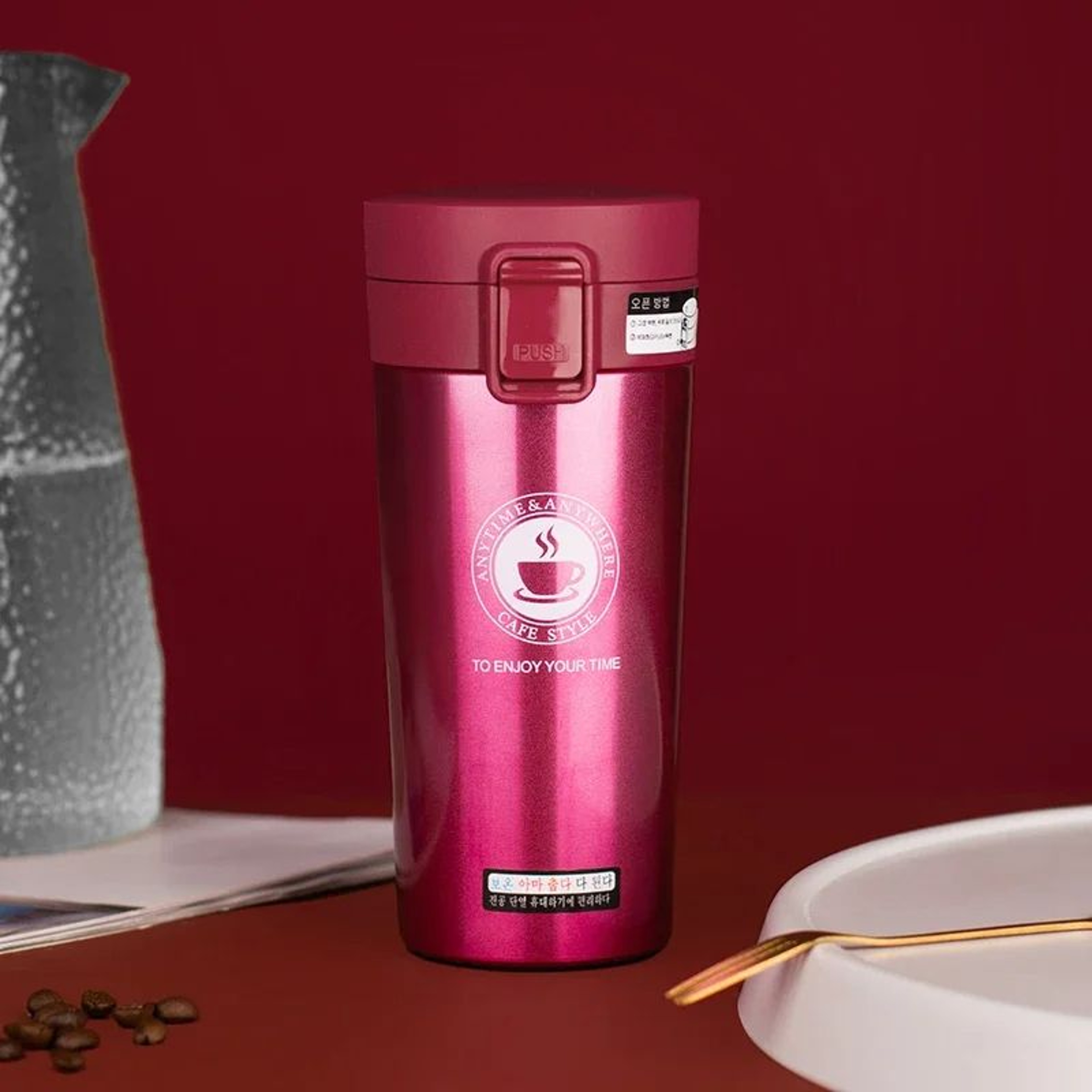 Premium Thermal Mug Double Wall 304 Stainless Steel Coffee Cup Vacuum Flask Thermos Water Bottle 9