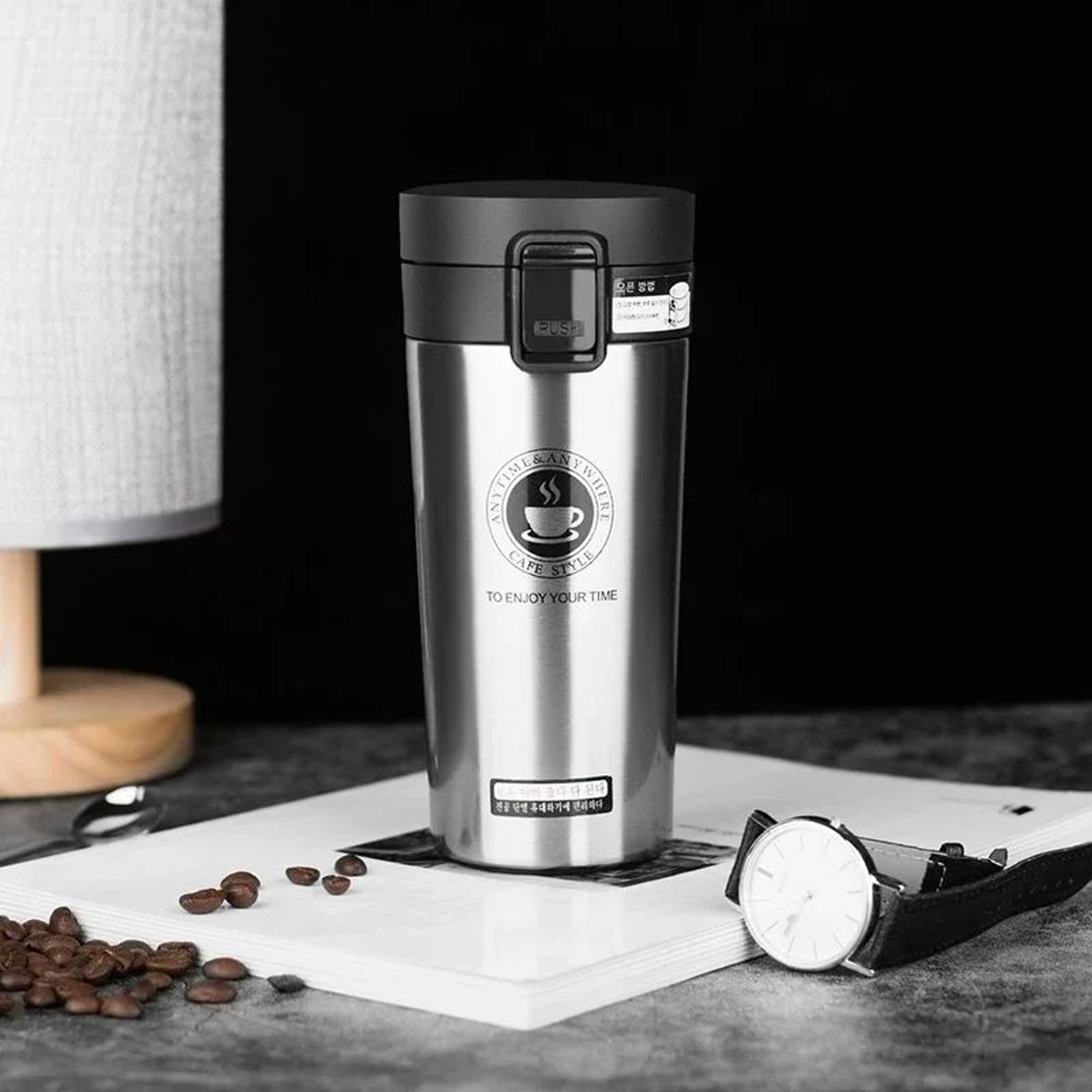 Premium Thermal Mug Double Wall 304 Stainless Steel Coffee Cup Vacuum Flask Thermos Water Bottle 12