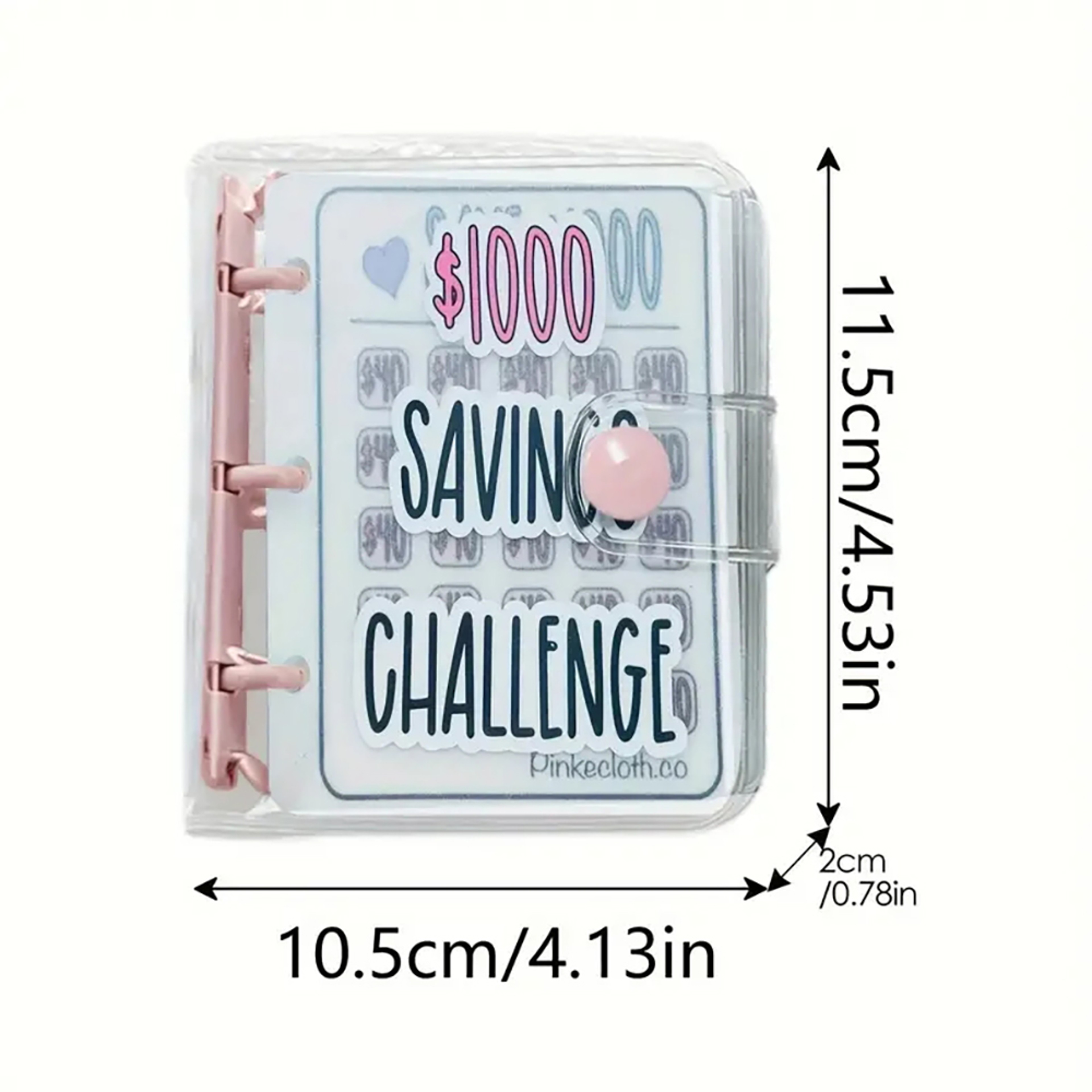 Savings Challenge Binder Reusable Money Saving Binder For Budgeting  Cash Envelopes 4