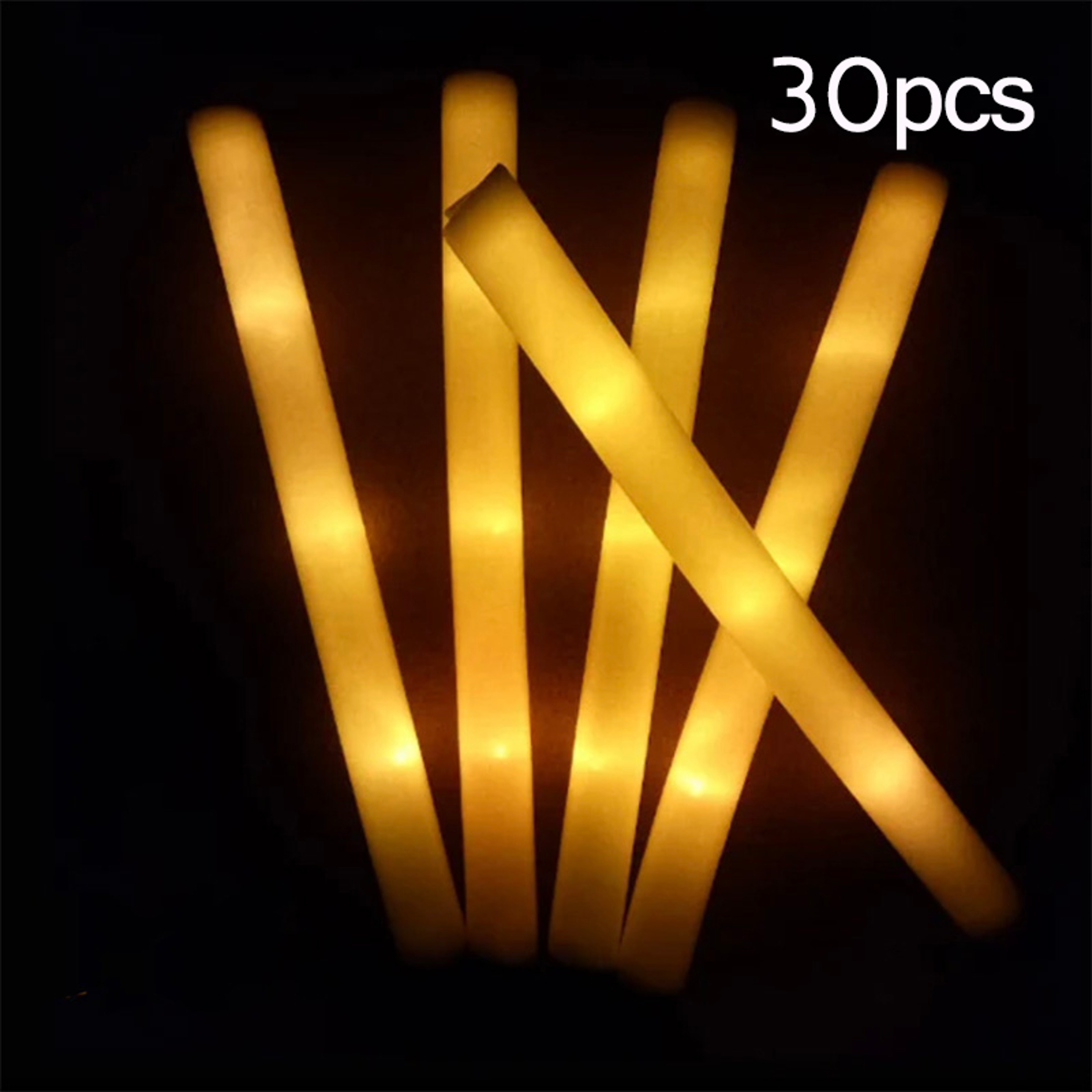 Bulk Colorful RGB LED Glow Sticks, Foam Cheer Tubes for Parties, Weddings & Dark Light Events – view 10