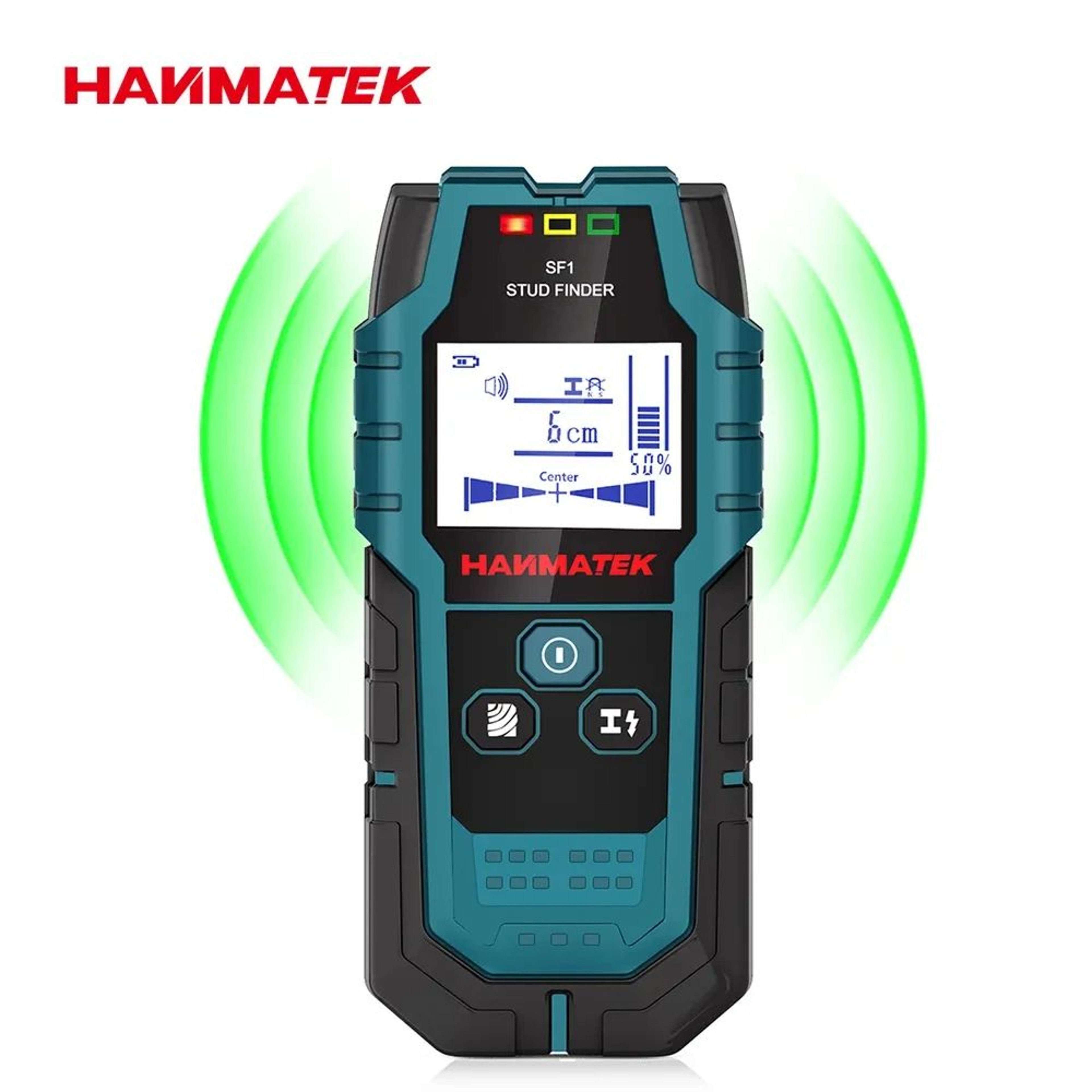 HANMATEK Stud Finder Wall Scanner For Wood Studs Metal Detection Live Cable Detection And Depth Mea 0