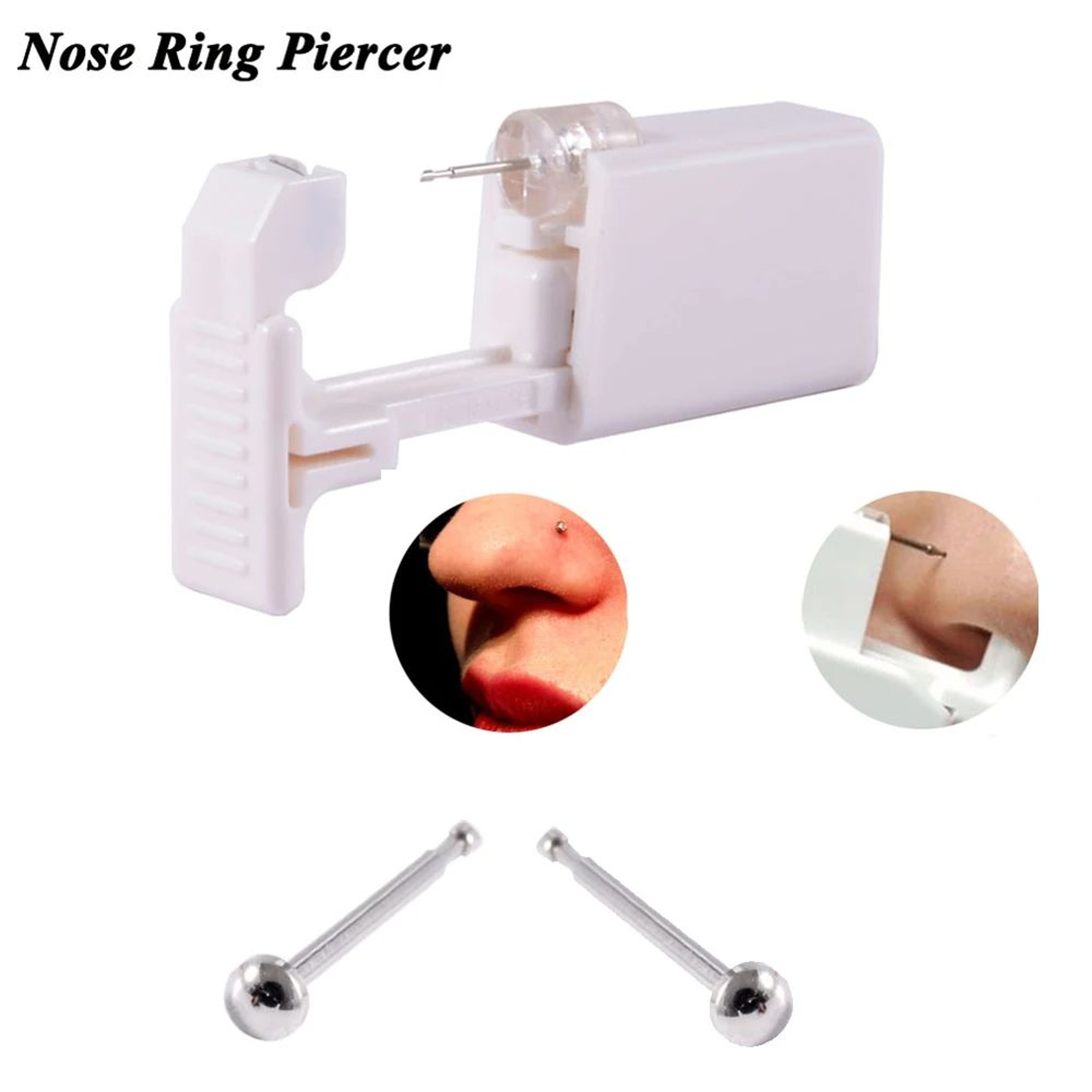 Disposable Safe Sterile Piercing Unit  New Generation Nose Piercing Gun For Gem Studs Professional  8