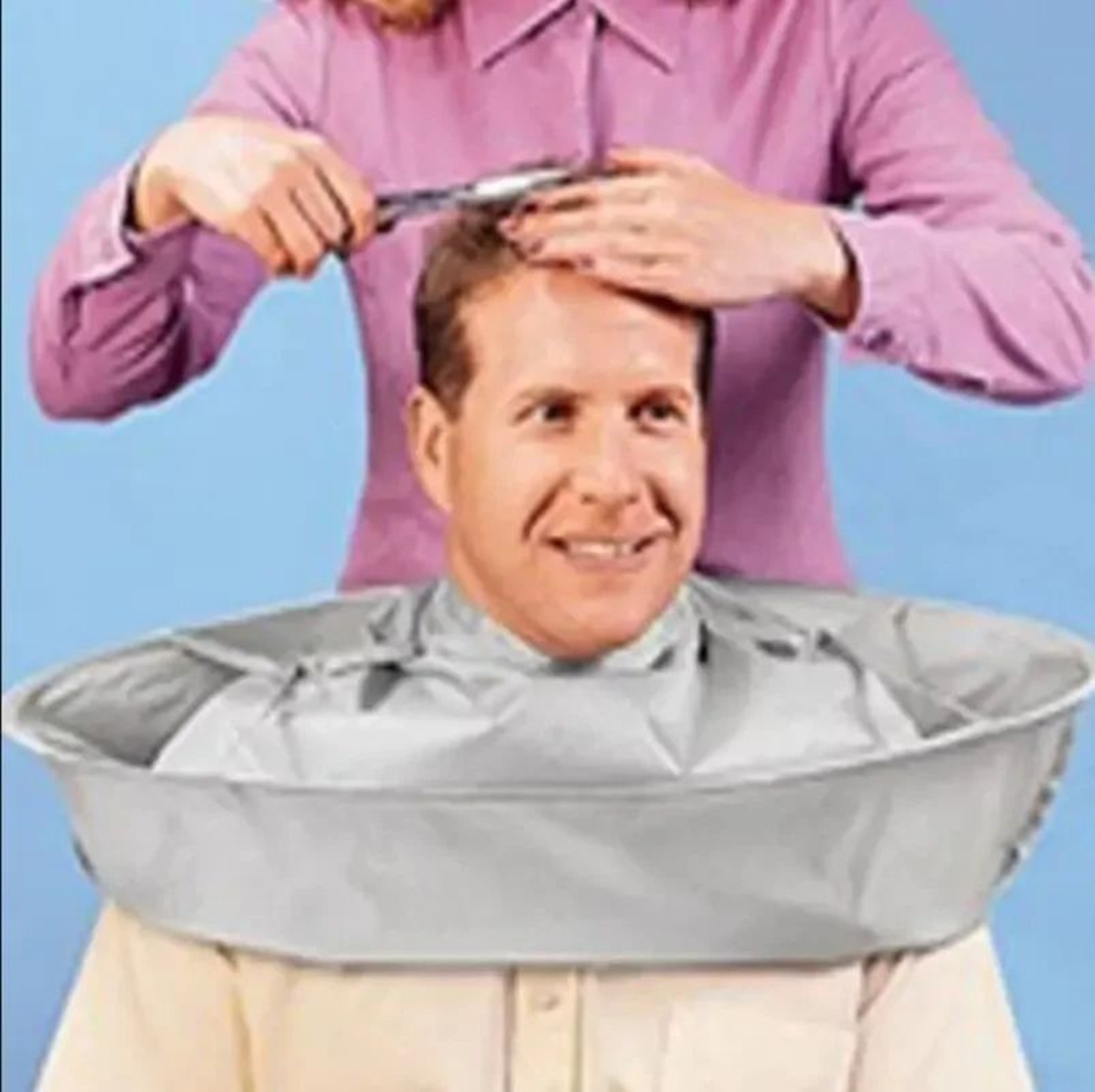 Adult Medium Size Haircut Cloak  Breathable Foldable Haircut Cloth For Hair Dye  Styling  Reusable  0