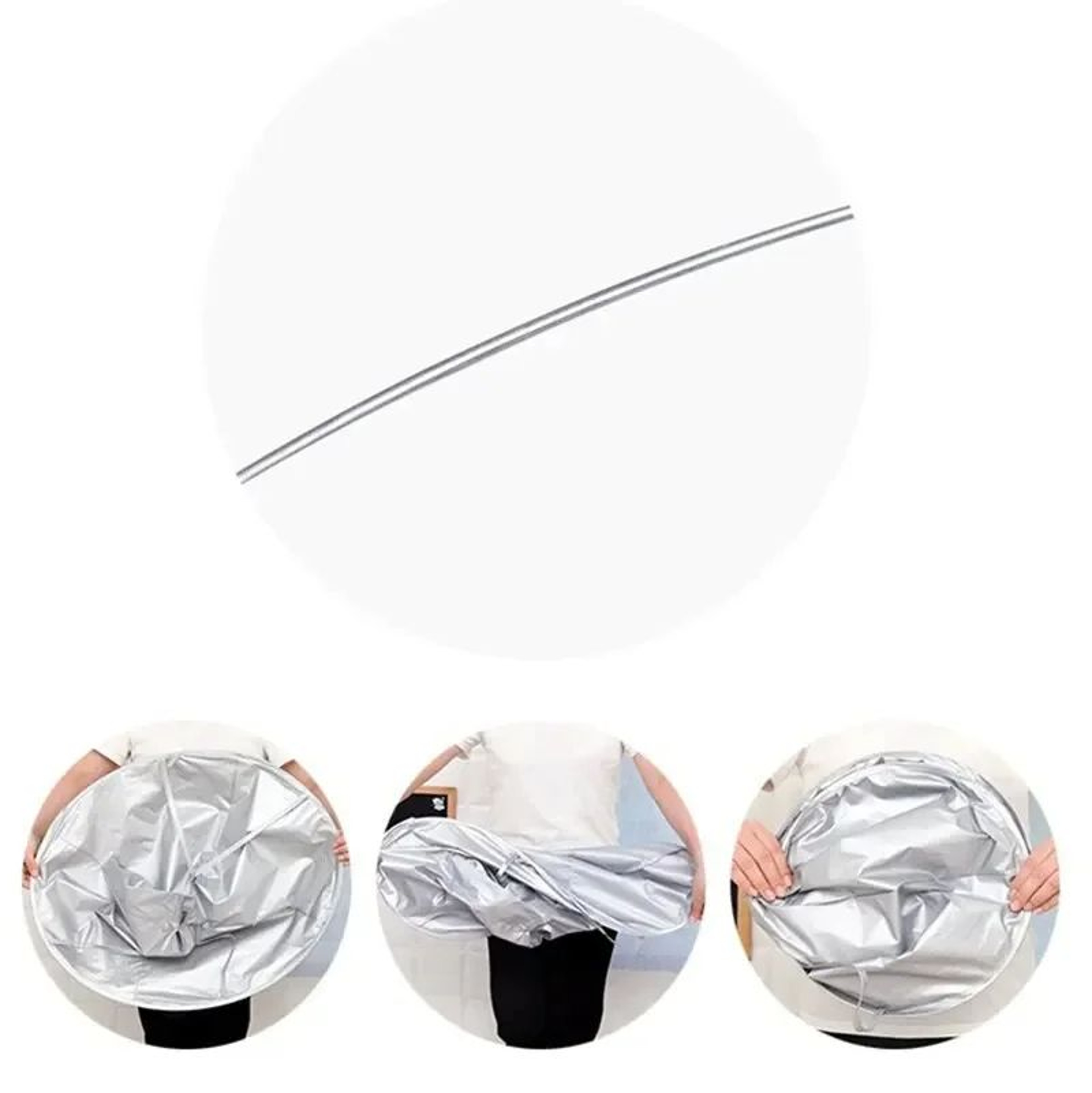 Adult Medium Size Haircut Cloak  Breathable Foldable Haircut Cloth For Hair Dye  Styling  Reusable  1