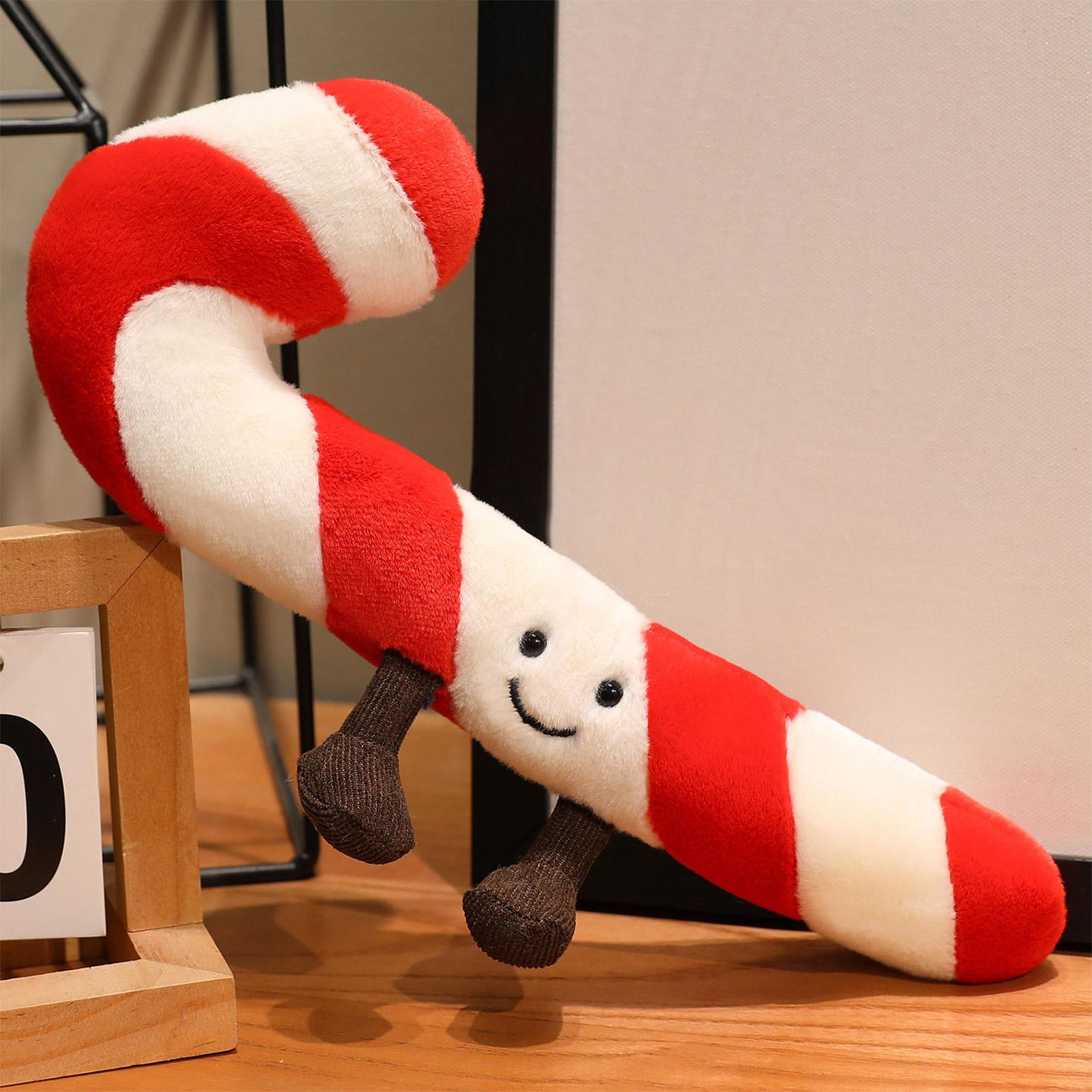 Festive Candy Cane Christmas Throw Pillow Decorative Pillow For Bedroom Living Room Adults Kids Hol 0
