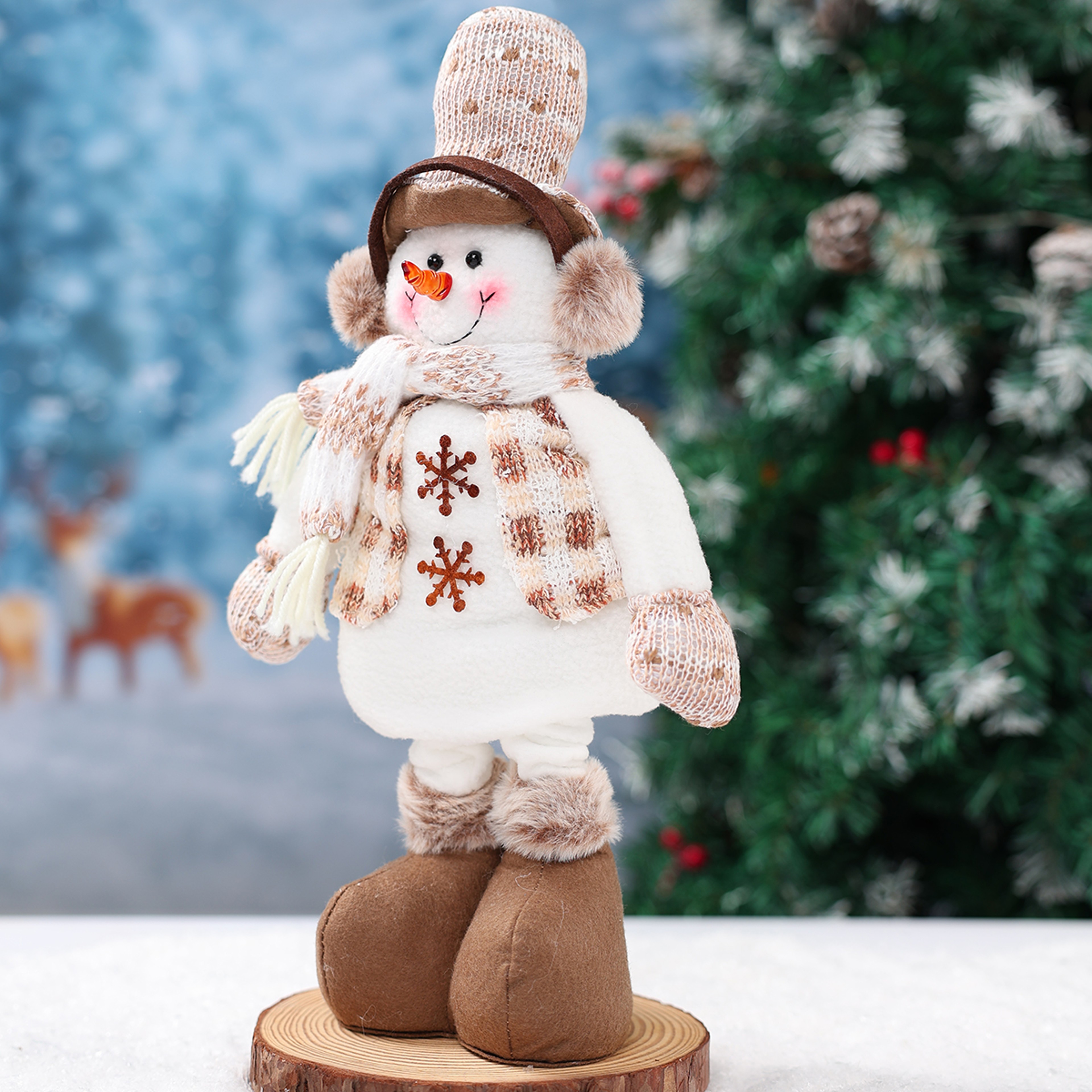 Merry Christmas Snowman Ornament, Party Decoration Kids Xmas, Santa Claus Doll, Navidad Natal, New Year Gift – view 3