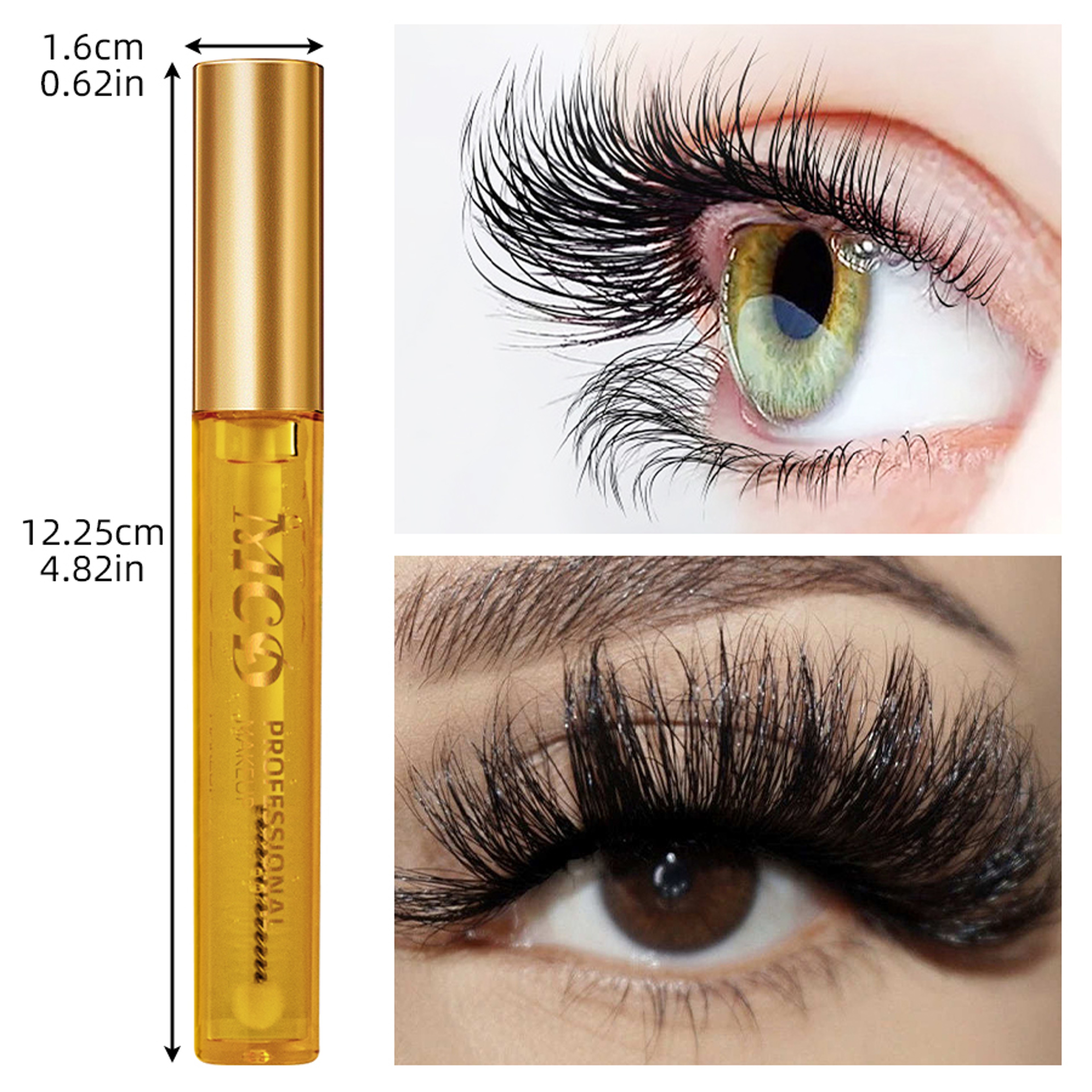 Natural Eyelash and Eyebrow Enhancer Serum for Longer Thicker Fuller Lashes, Nourishing Serum for Eyebrows and Eyelash – view 5