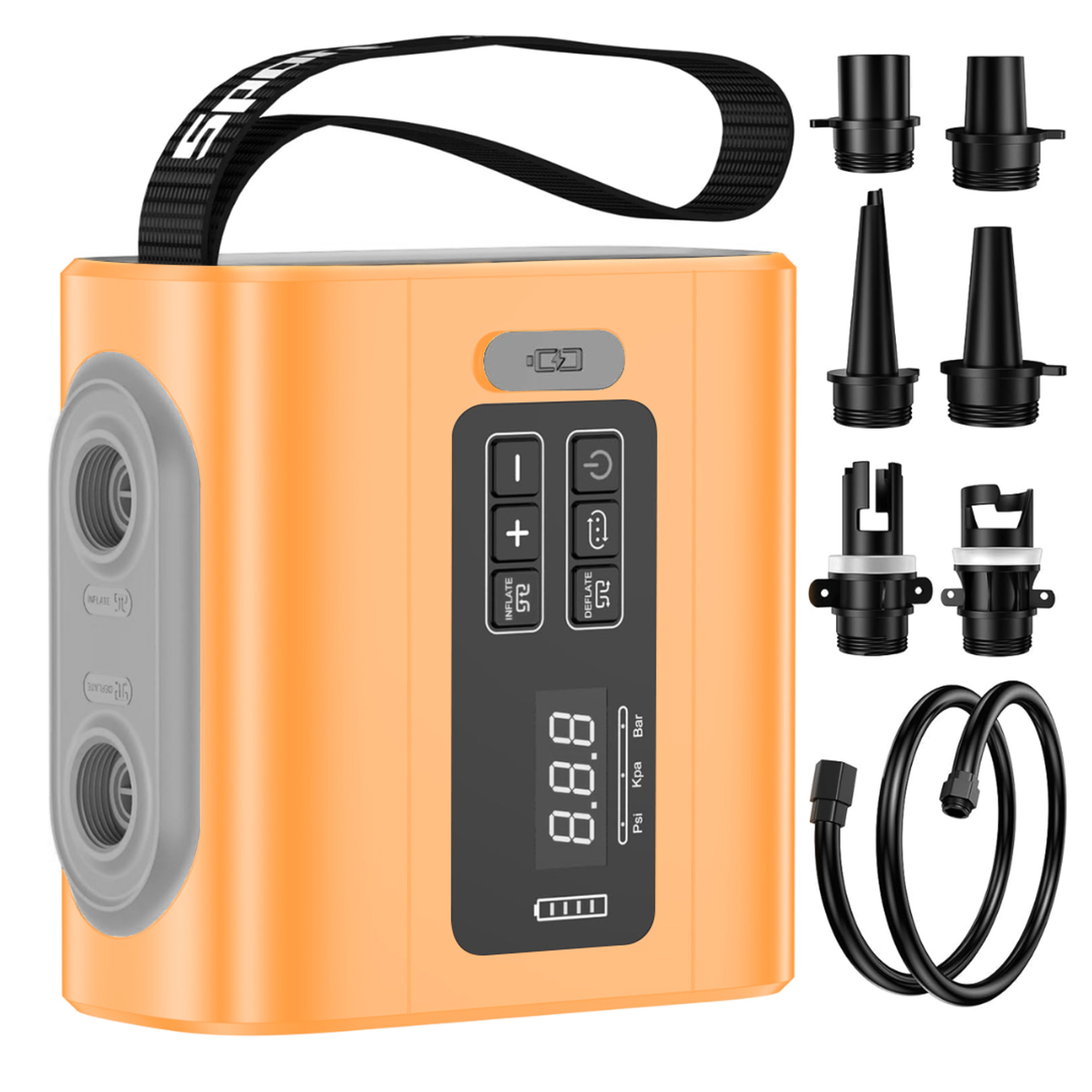 Portable Electric MINI Air Pump Travel Vacuum Inflatable Deflate Outdoor Wireless Pump For Mats 0