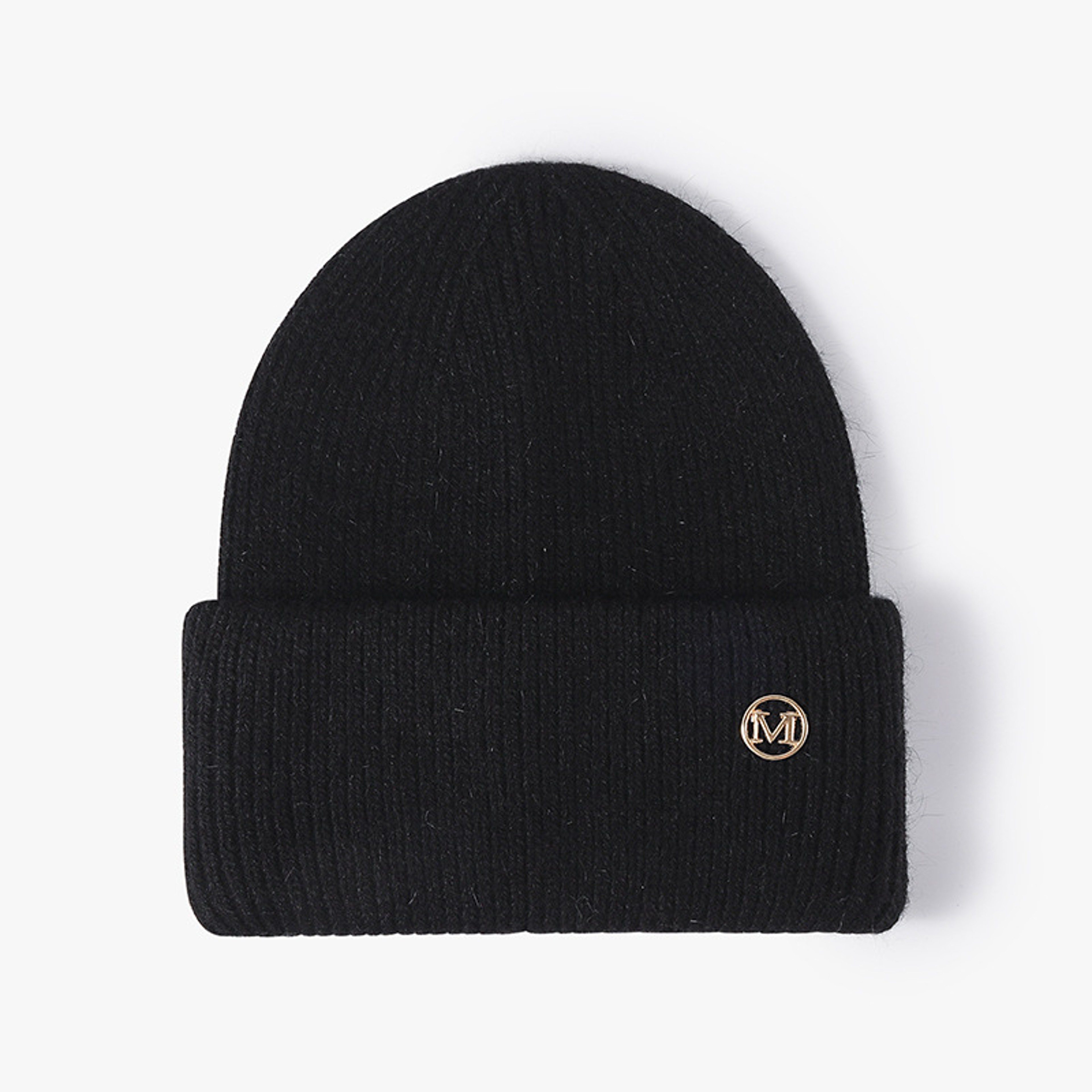 Soft Knit Beanie Warm Rabbit Fur Womens Winter Hats Slouchy Cap Solid Color Casual Outdoor Fashion  12