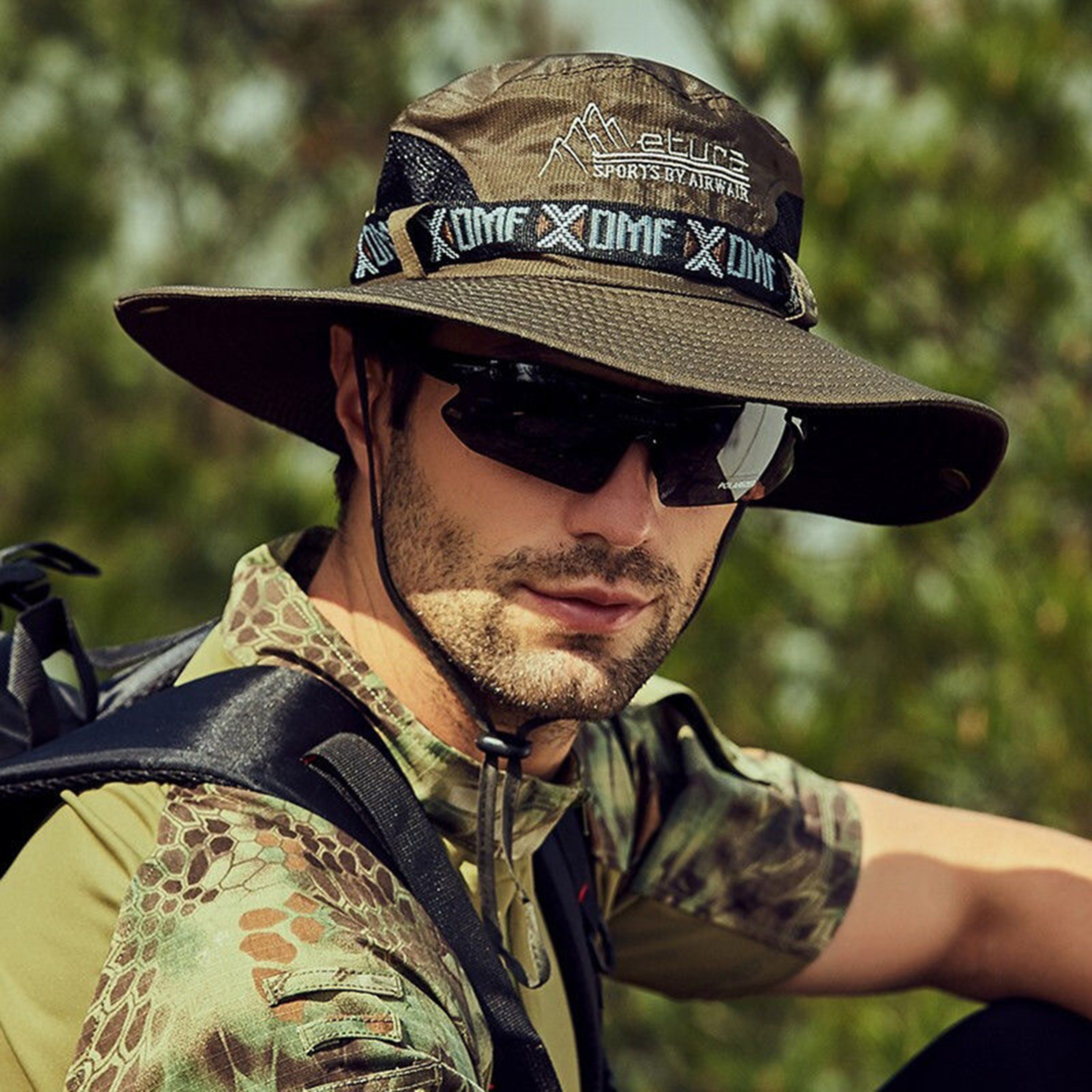Outdoor Fishing Hat For Men Sun Protection Brim Suitable For Outdoor Travel And Sports 0