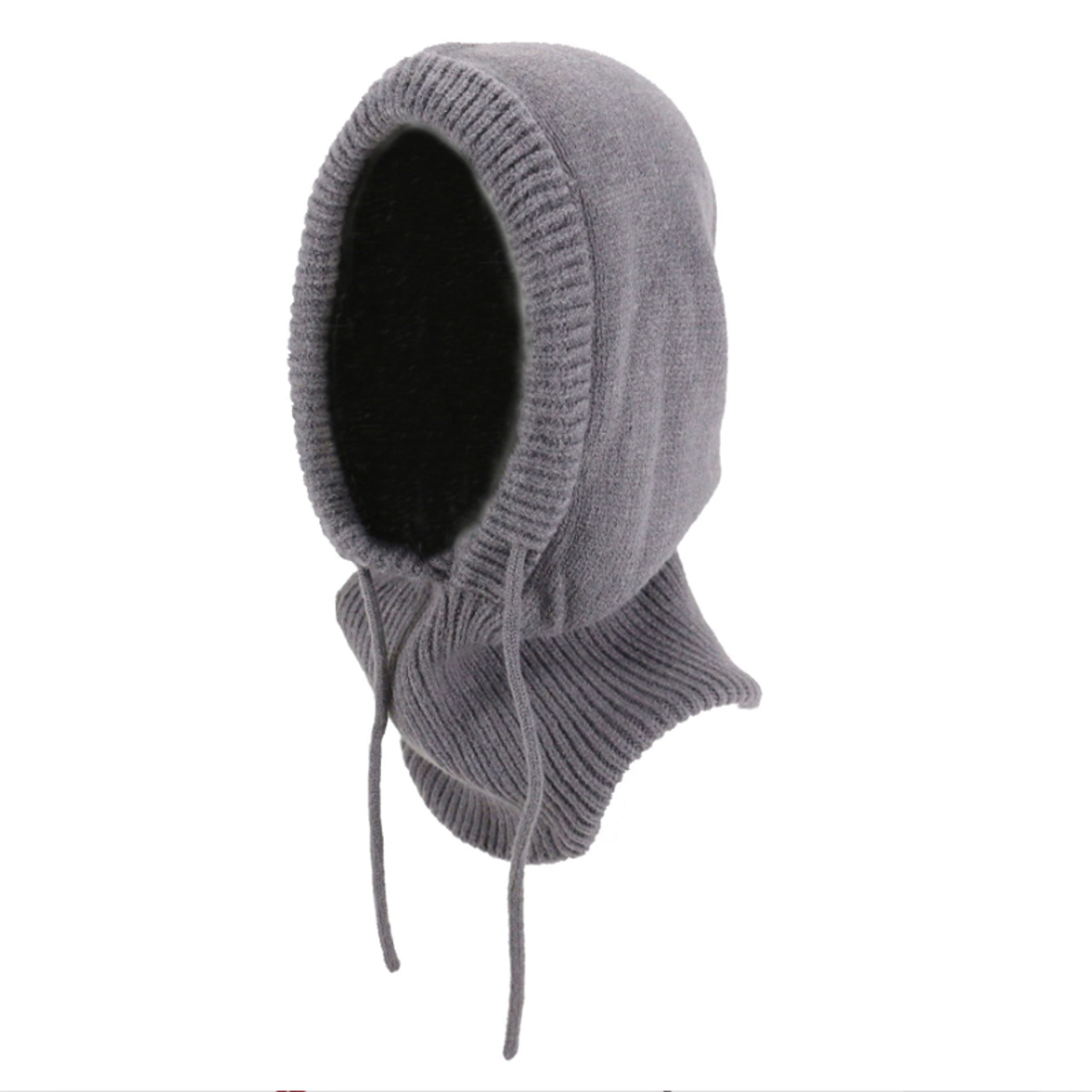 Winter Balaclava Hats Women Style Knitted Hooded Caps Outdoor Warmer One-piece Drawstring Neck Collar Beanies Cap – view 10