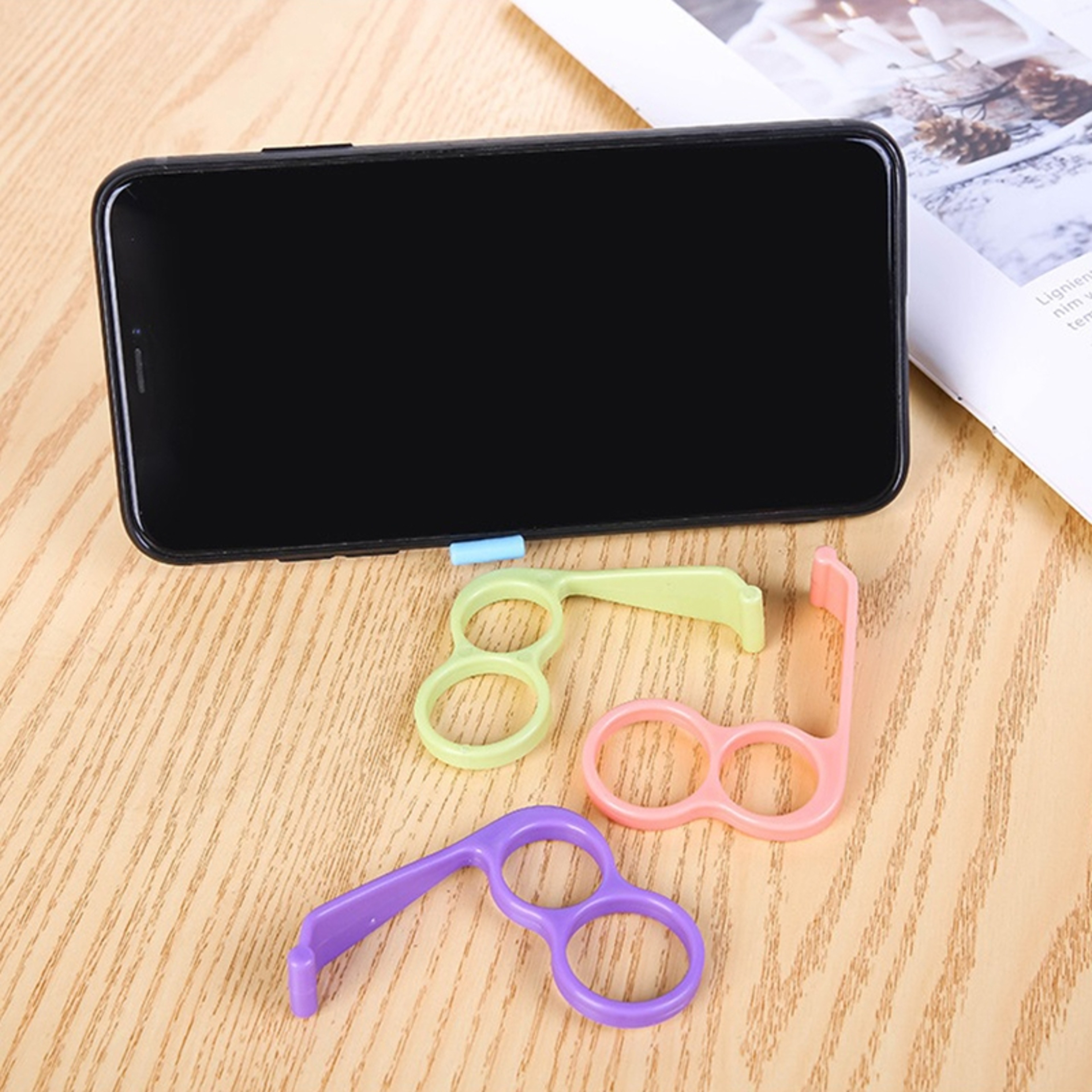 Phone Grip Holder and Stand Finger Ring Mount for iPhone & Mobile Devices – view 4