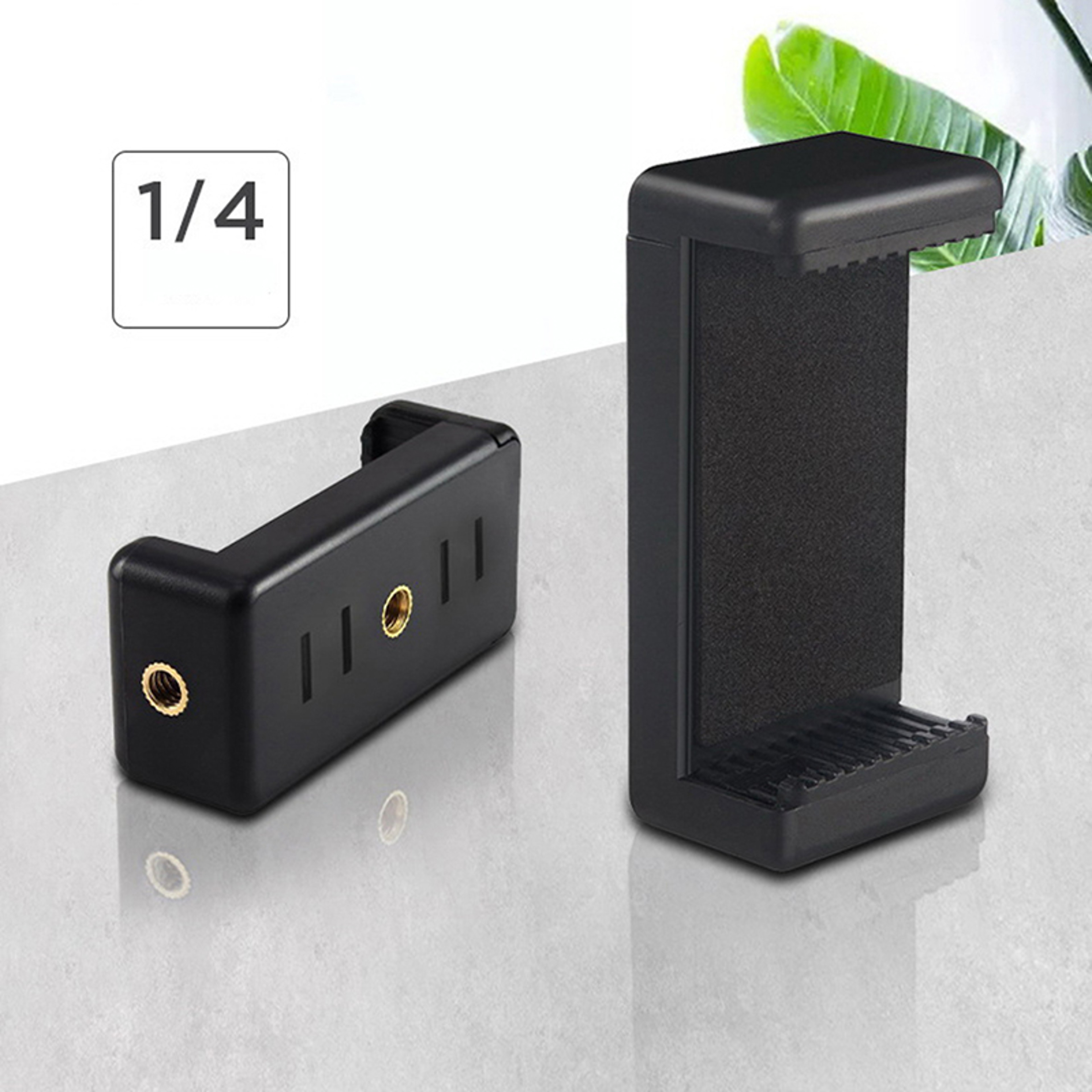 Universal Phone Tripod Mount Clip Adjustable Smartphone Tripod Adapter Holder – view 1