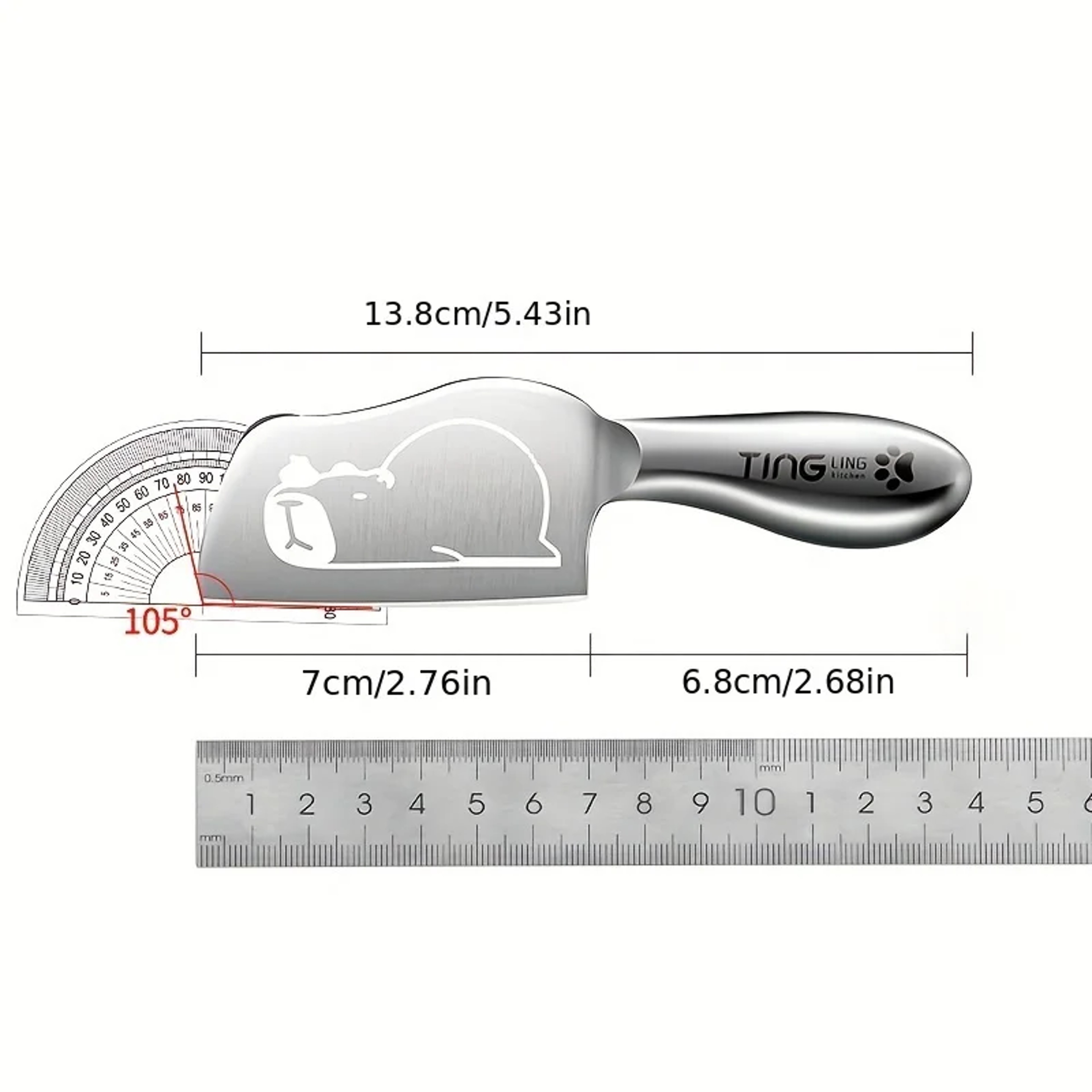 Mini Cheese Knife Stainless Steel Fruit And Charcuterie Cutter 5