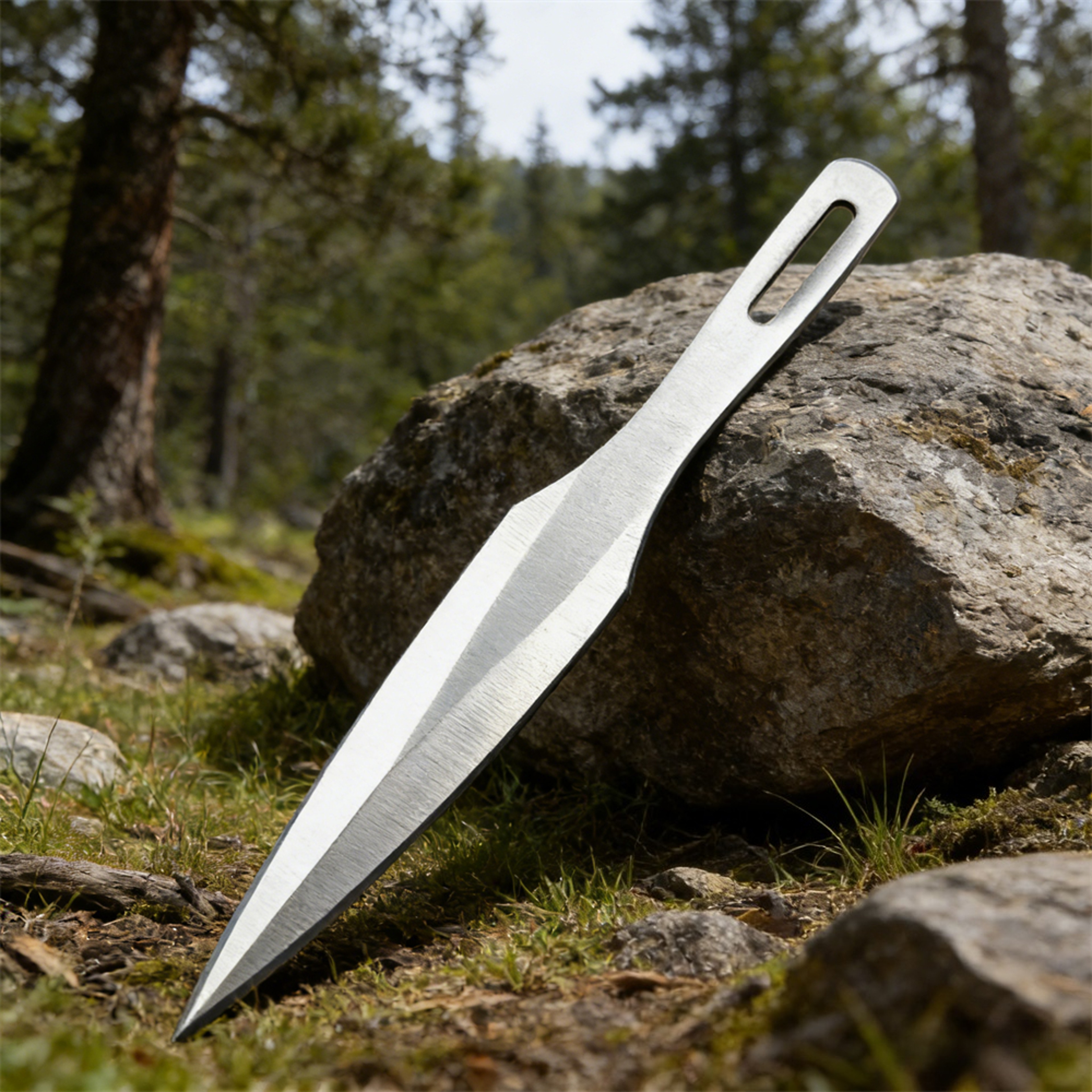 Stainless Steel Training Knife Dull Edge Pocket Trainer 0