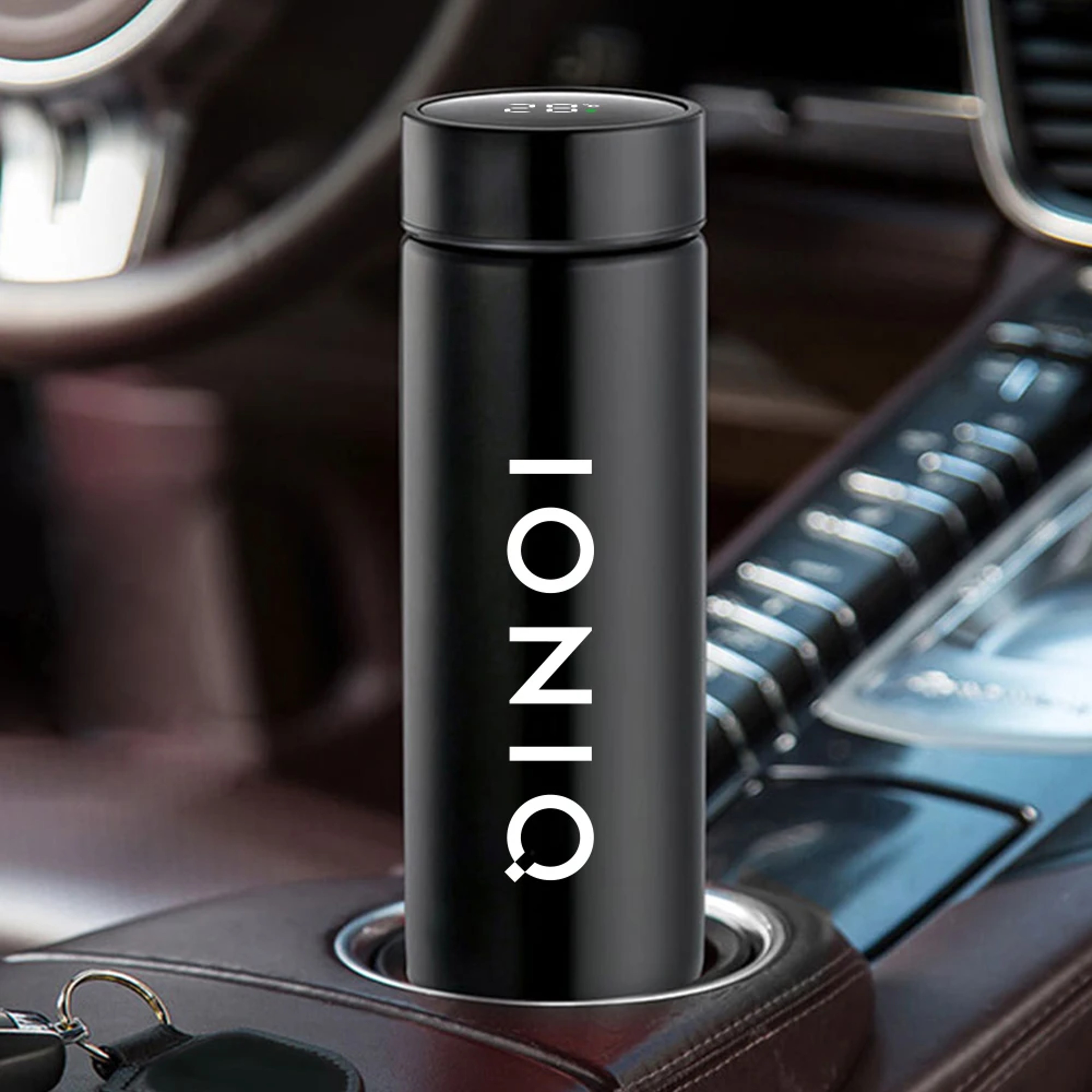 Smart Temperature Water Bottle with LED Display – view 3