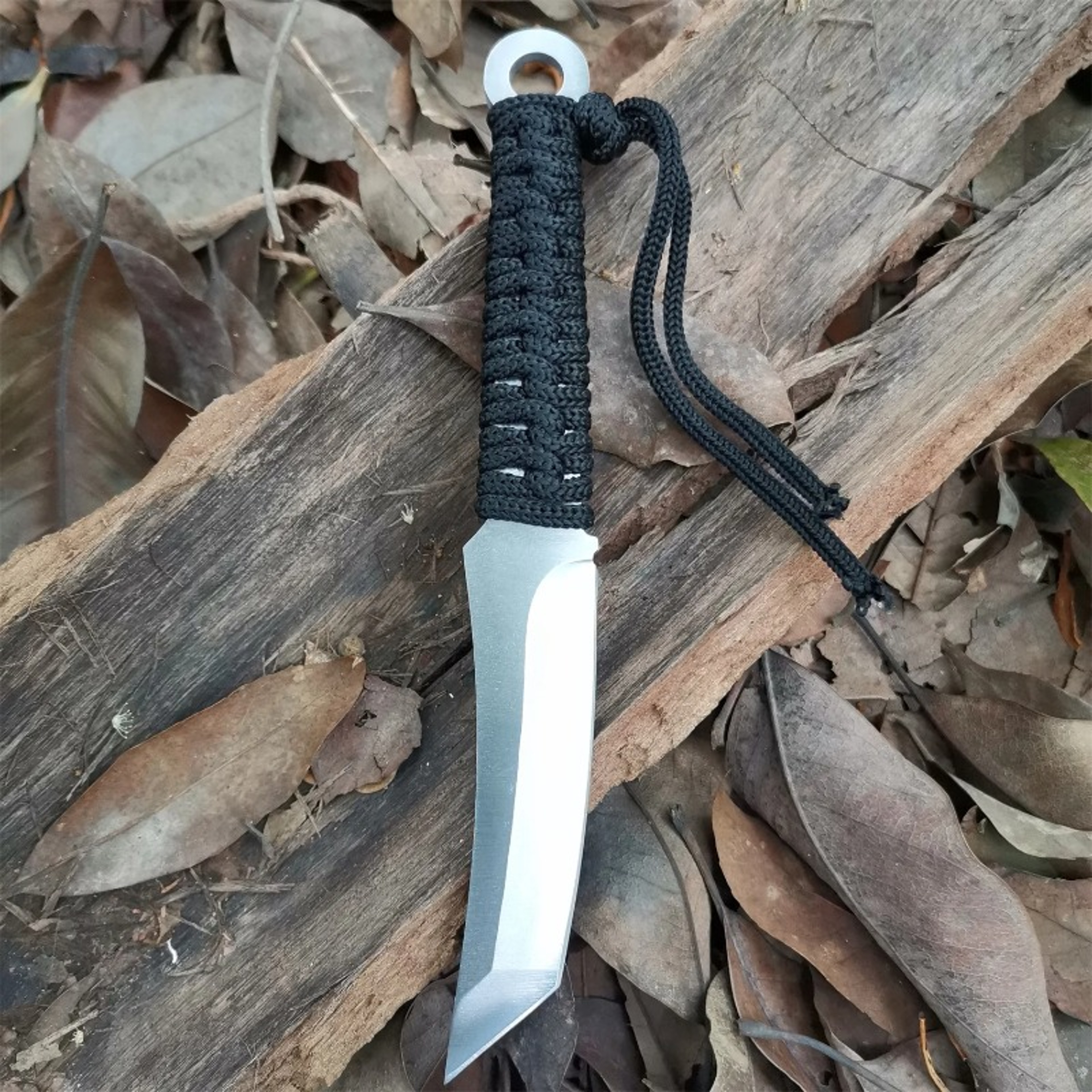 Fixed Blade Outdoor Utility Knife with Sheath and Lanyard – view 5