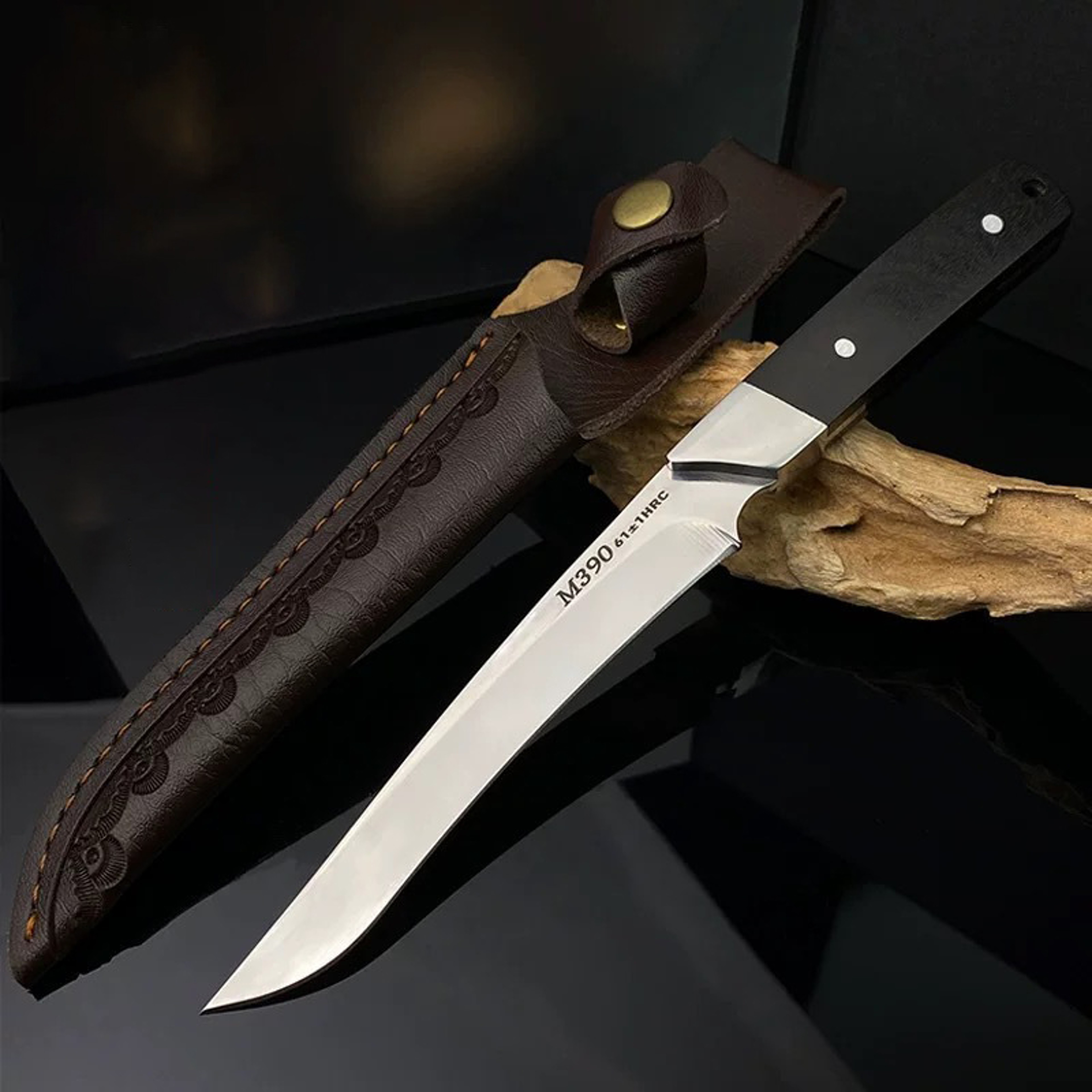 Stainless Steel Boning Knife with Protective Sleeve for Meat, Fruit and Everyday Prep – view 1