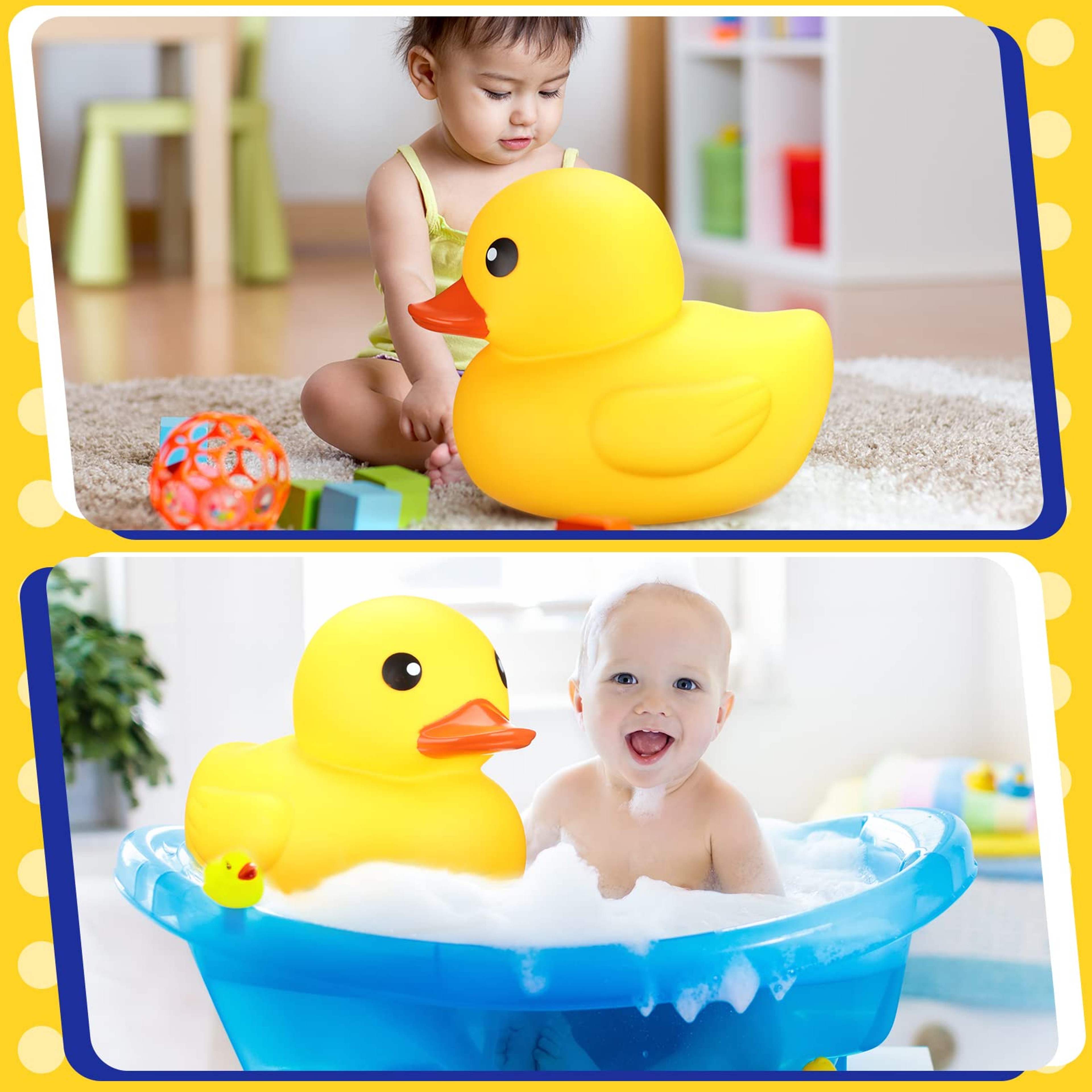 Giant Rubber Duck for Gender Reveal and Baby Shower Fun – view 5