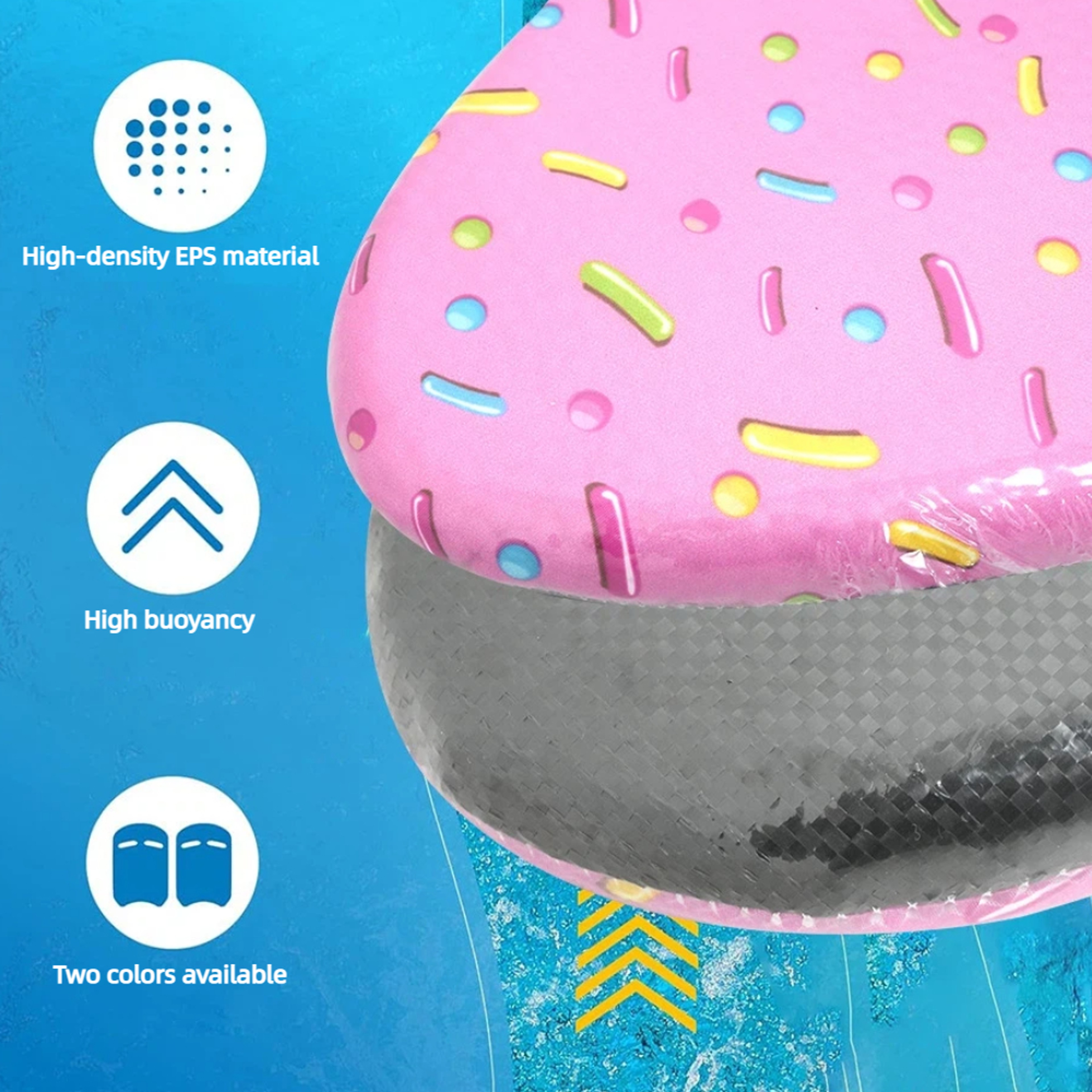 Kids Inflatable Surfboard Swim Float Board With Handles For Pool And Beach 1