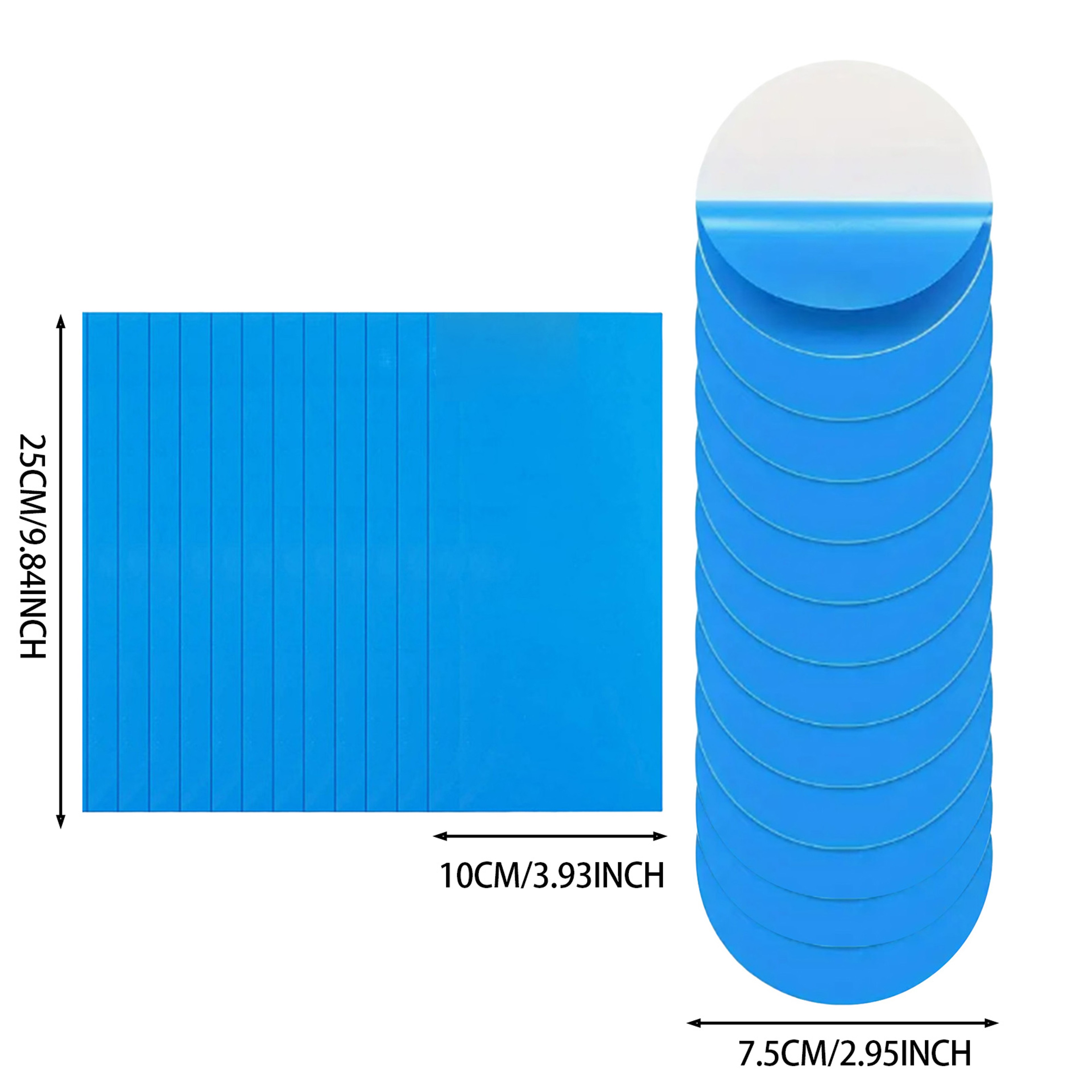 Heavy Duty Underwater Pool Liner Patch Self Adhesive Vinyl Repair Patch For Boats And PVC Inflatabl 4