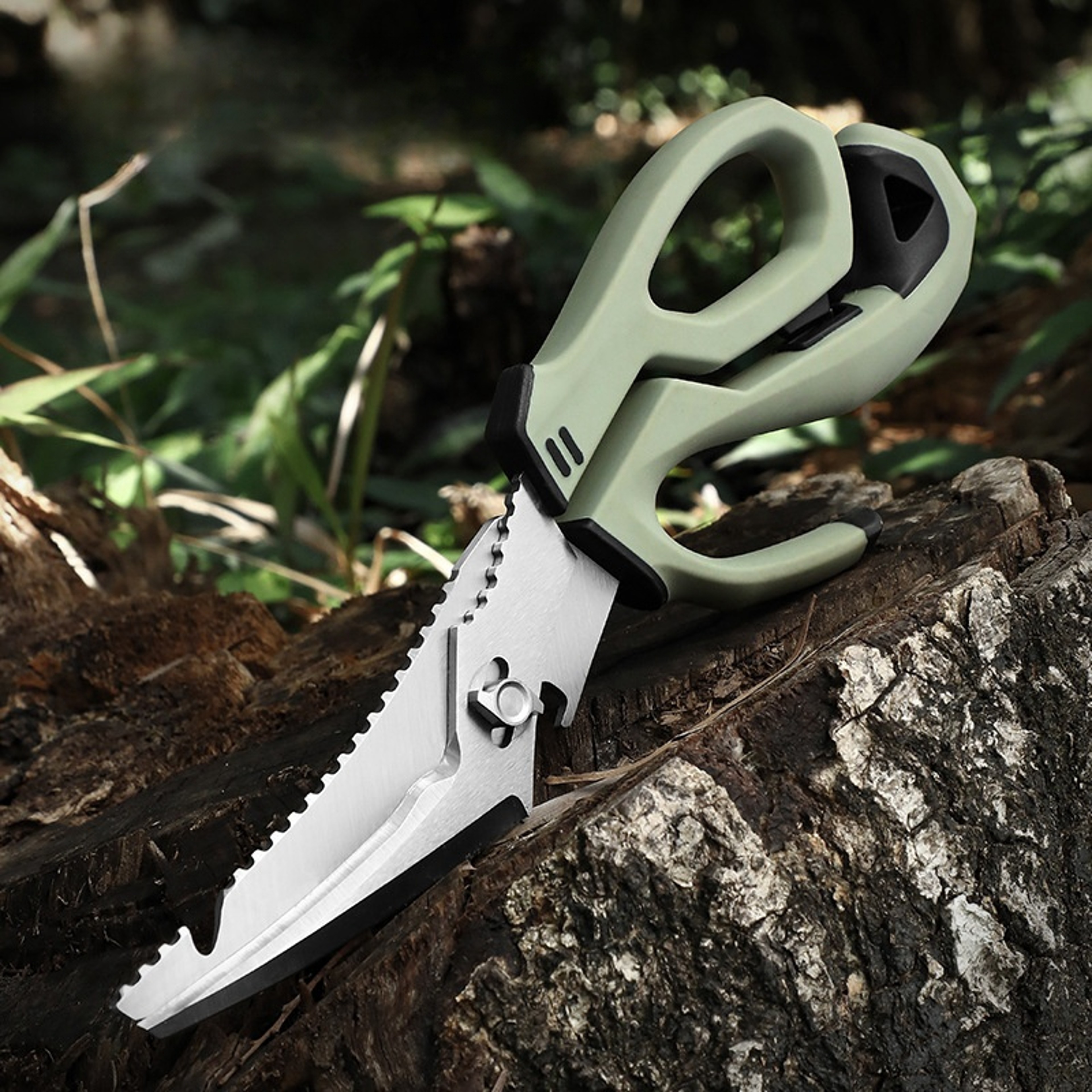 Heavy Duty Stainless Steel Kitchen Shears For Fish Bone And Poultry Prep 1