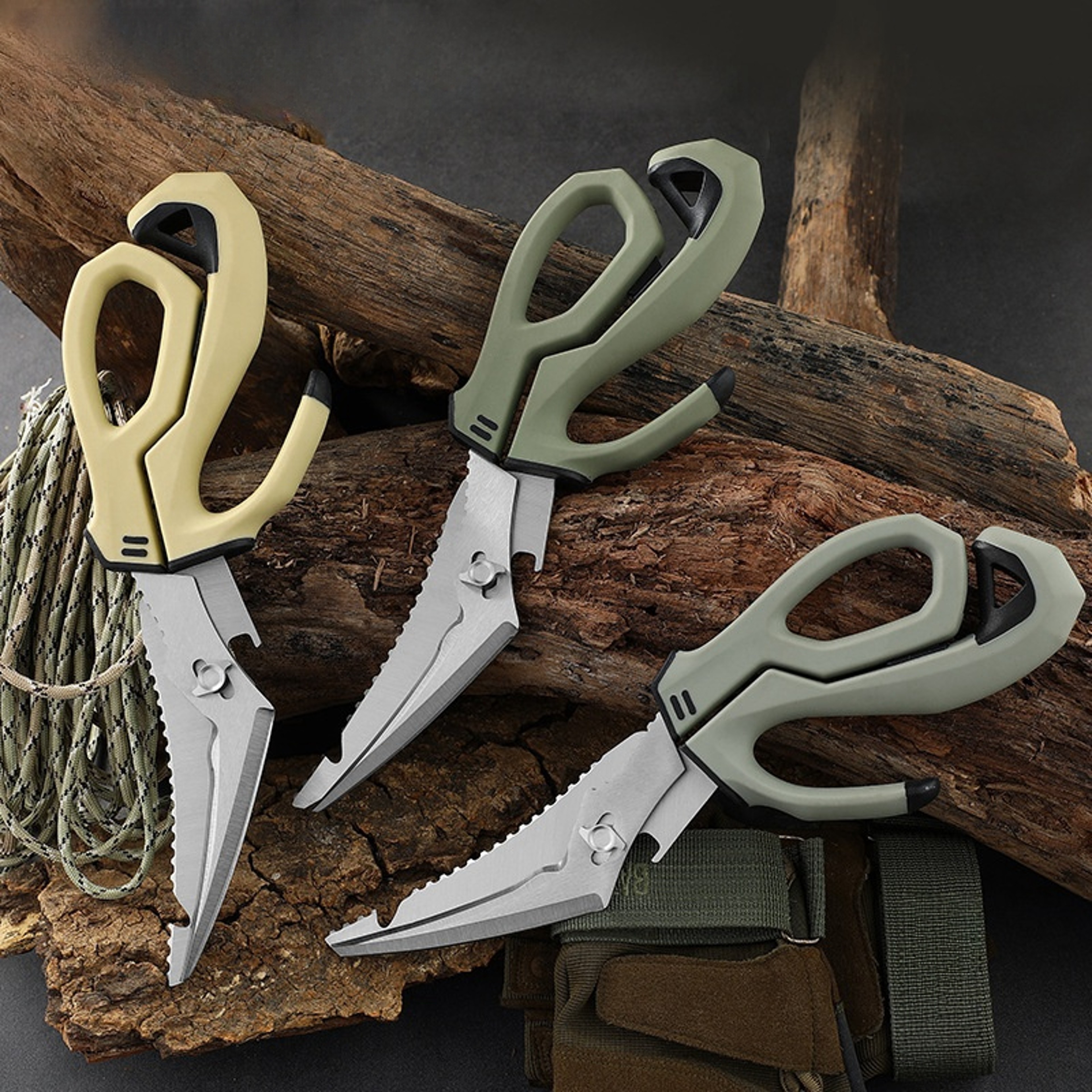 Heavy Duty Stainless Steel Kitchen Shears For Fish Bone And Poultry Prep 2