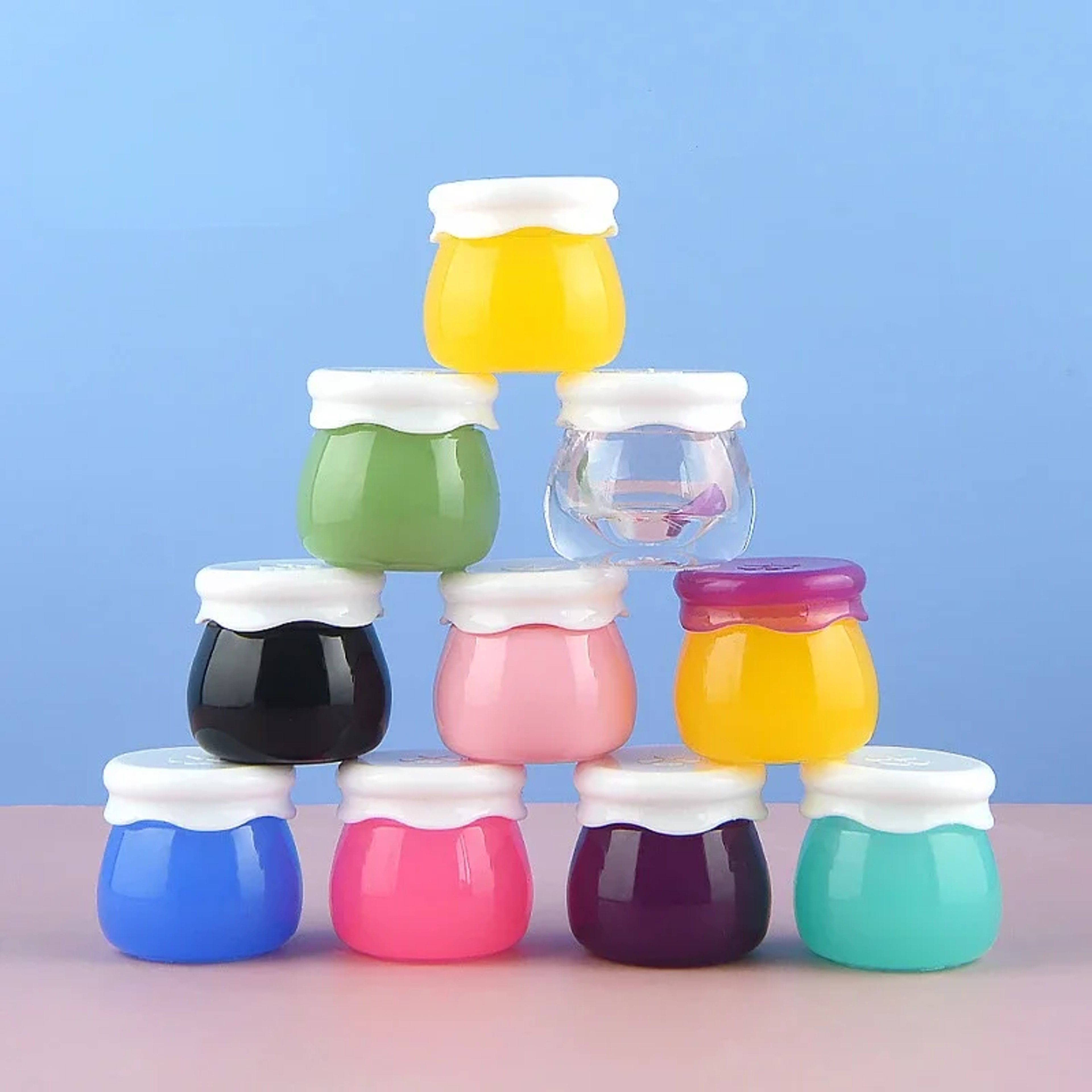 Honey Pot Empty Lip Gloss Container Refillable Lip Balm Jar 0
