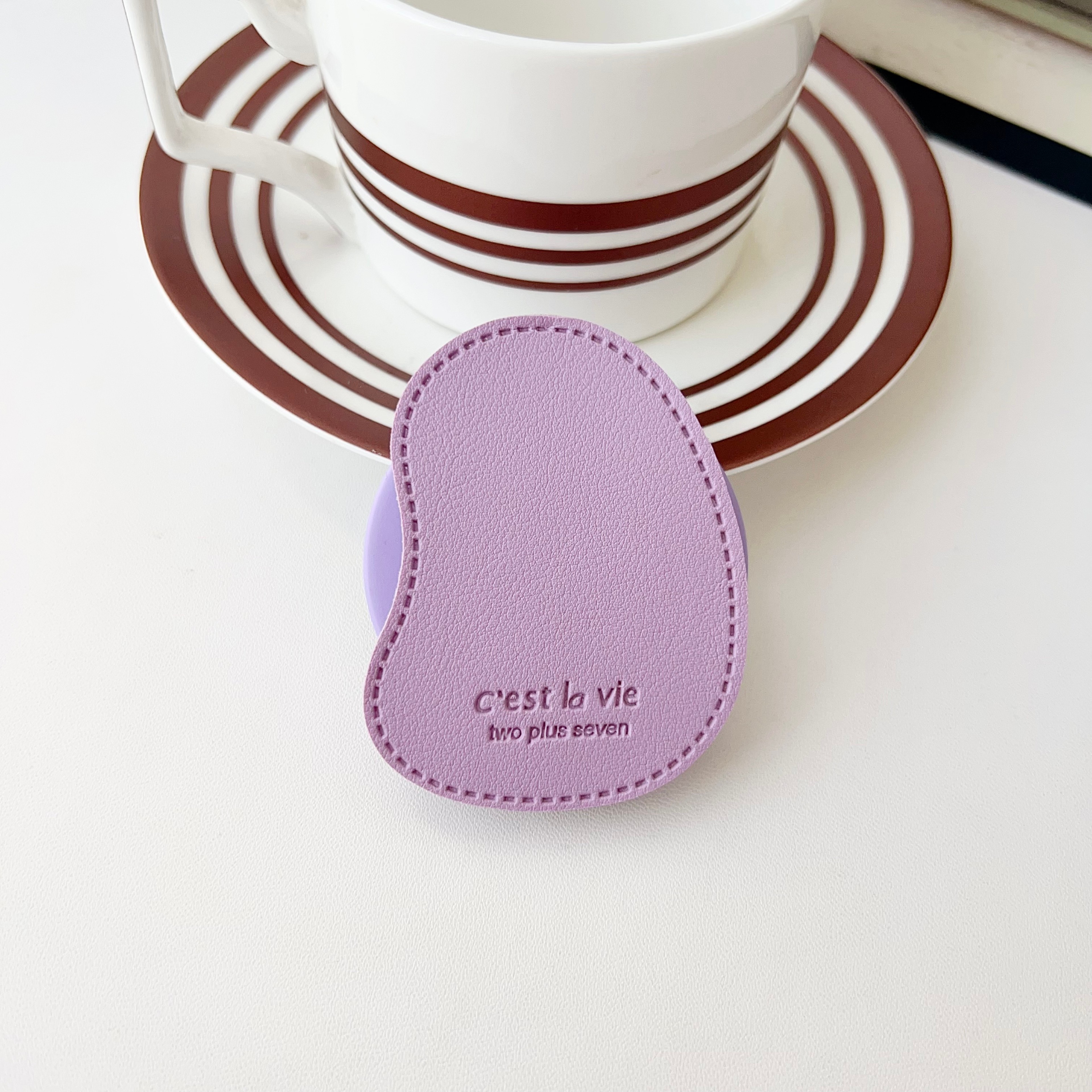 Cute Leather MagSafe Phone Grip Stand For Wireless Charging Holder 8