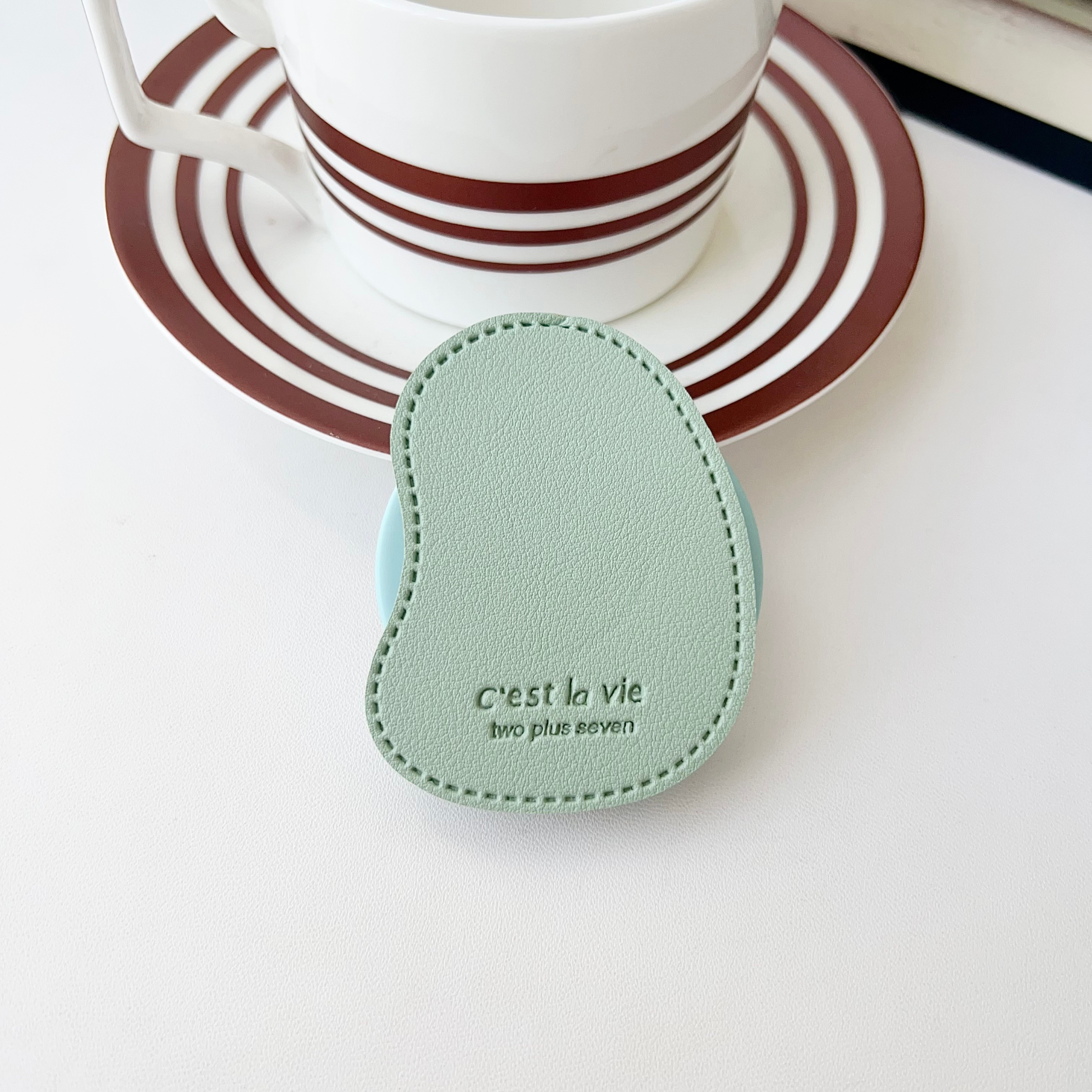 Cute Leather MagSafe Phone Grip Stand For Wireless Charging Holder 12