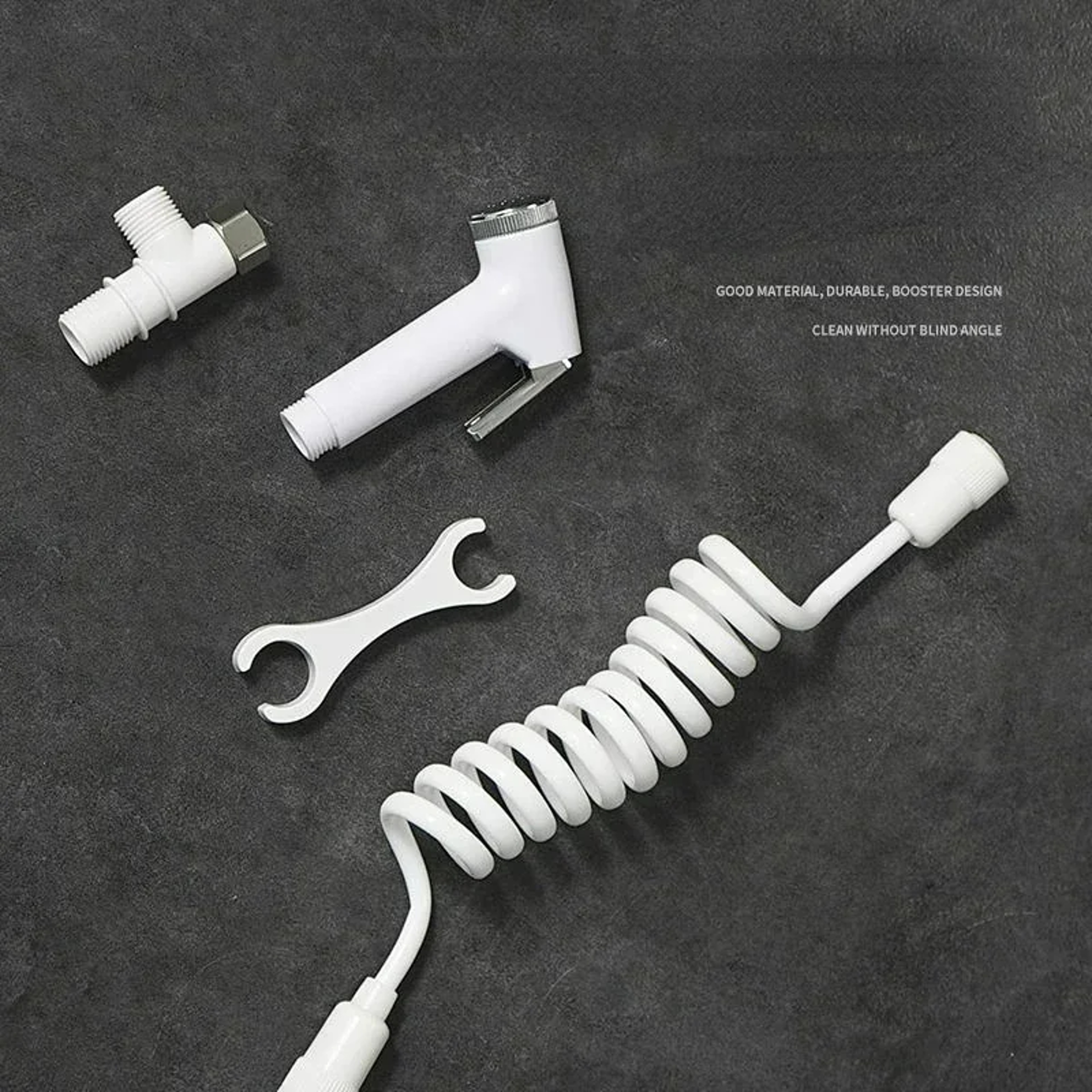 Portable Handheld Bidet Sprayer For Toilet With Retractable Hose 4