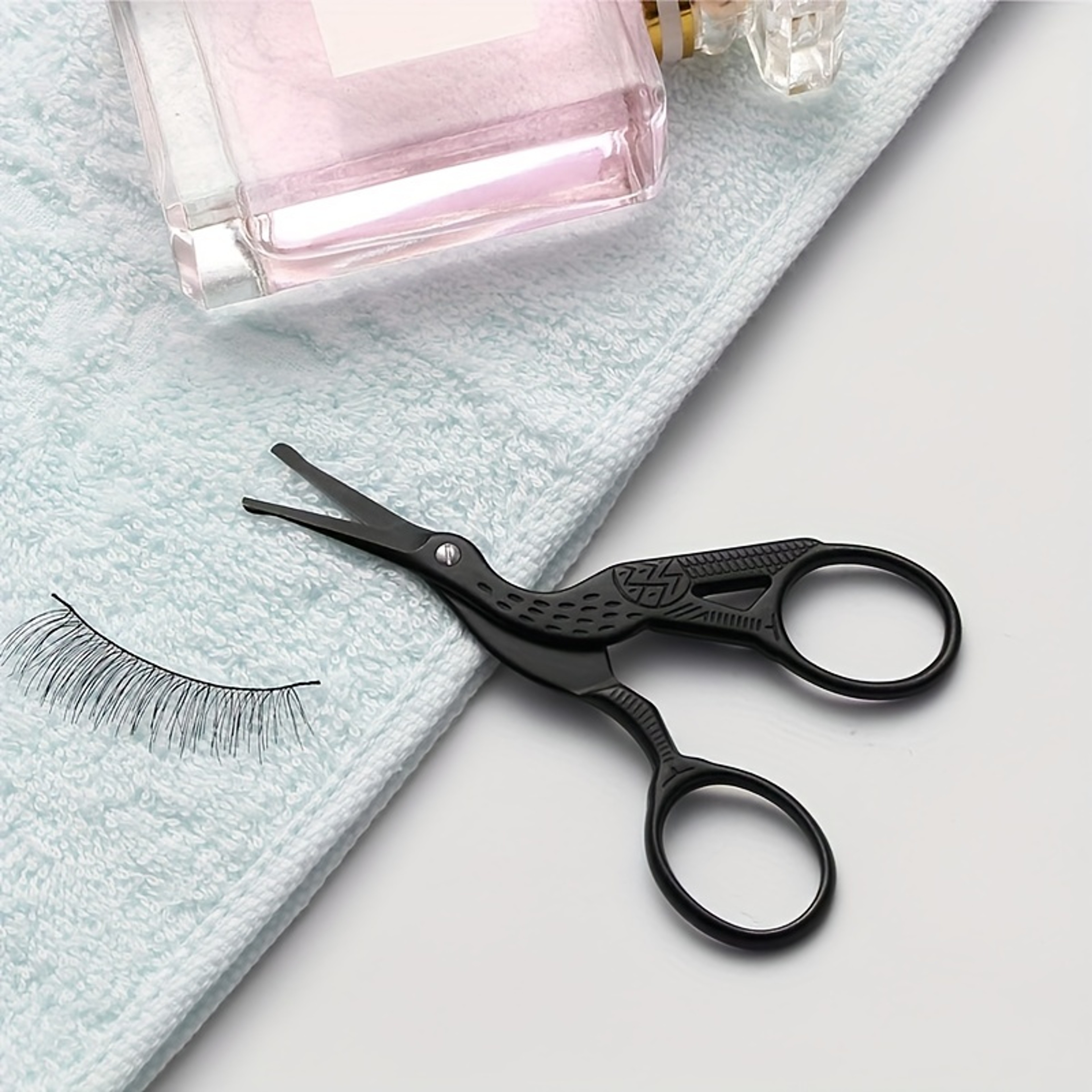 Stainless Steel Nose Hair Scissors with Rounded Tip for Eyebrows Ear Hair and Beard – view 5