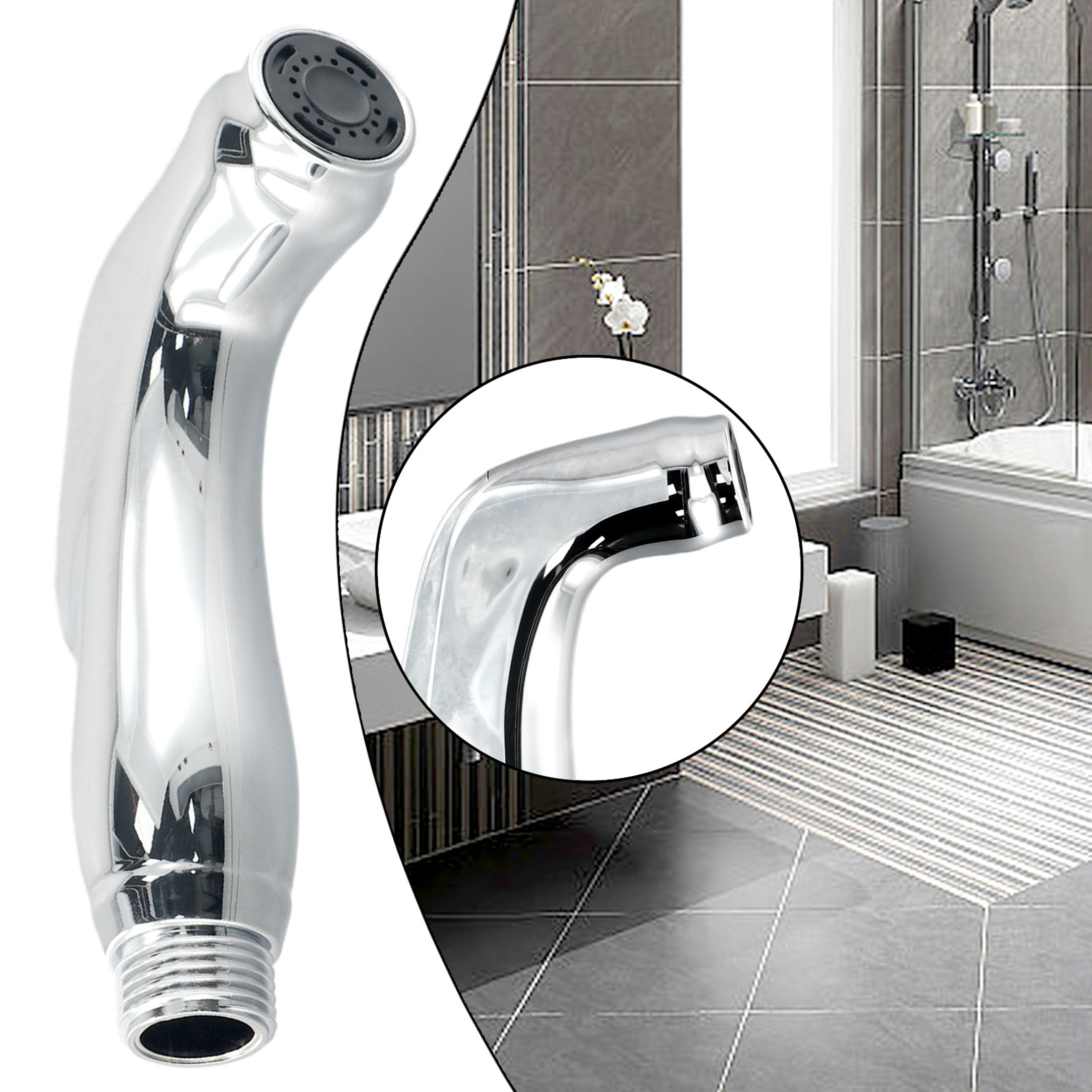Handheld Bidet Sprayer for Toilet, Shattaf Shower Head, Trigger Control Toilet Spray Nozzle – view 5