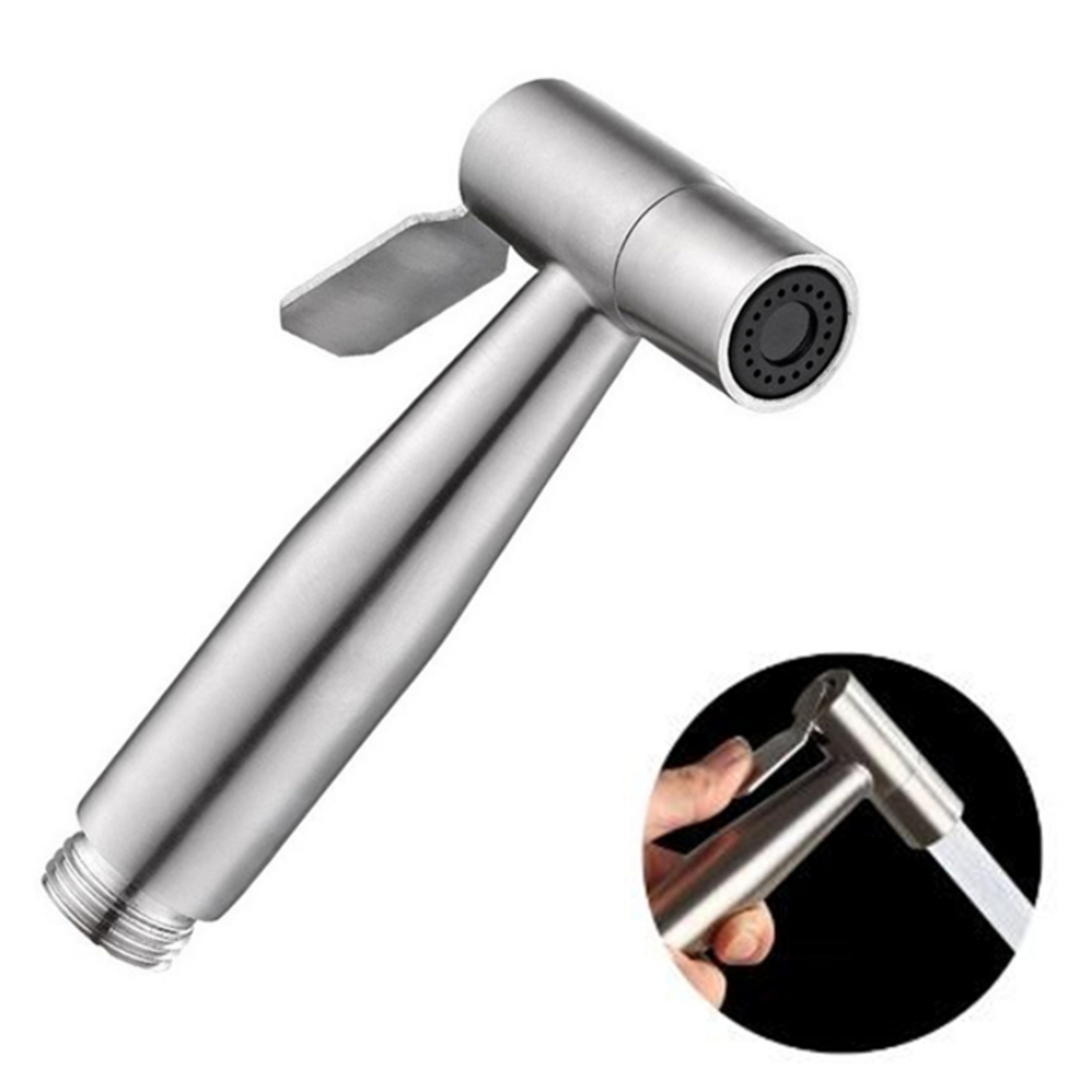 Stainless Steel Handheld Bidet Sprayer For Toilet With Adjustable Flow 0