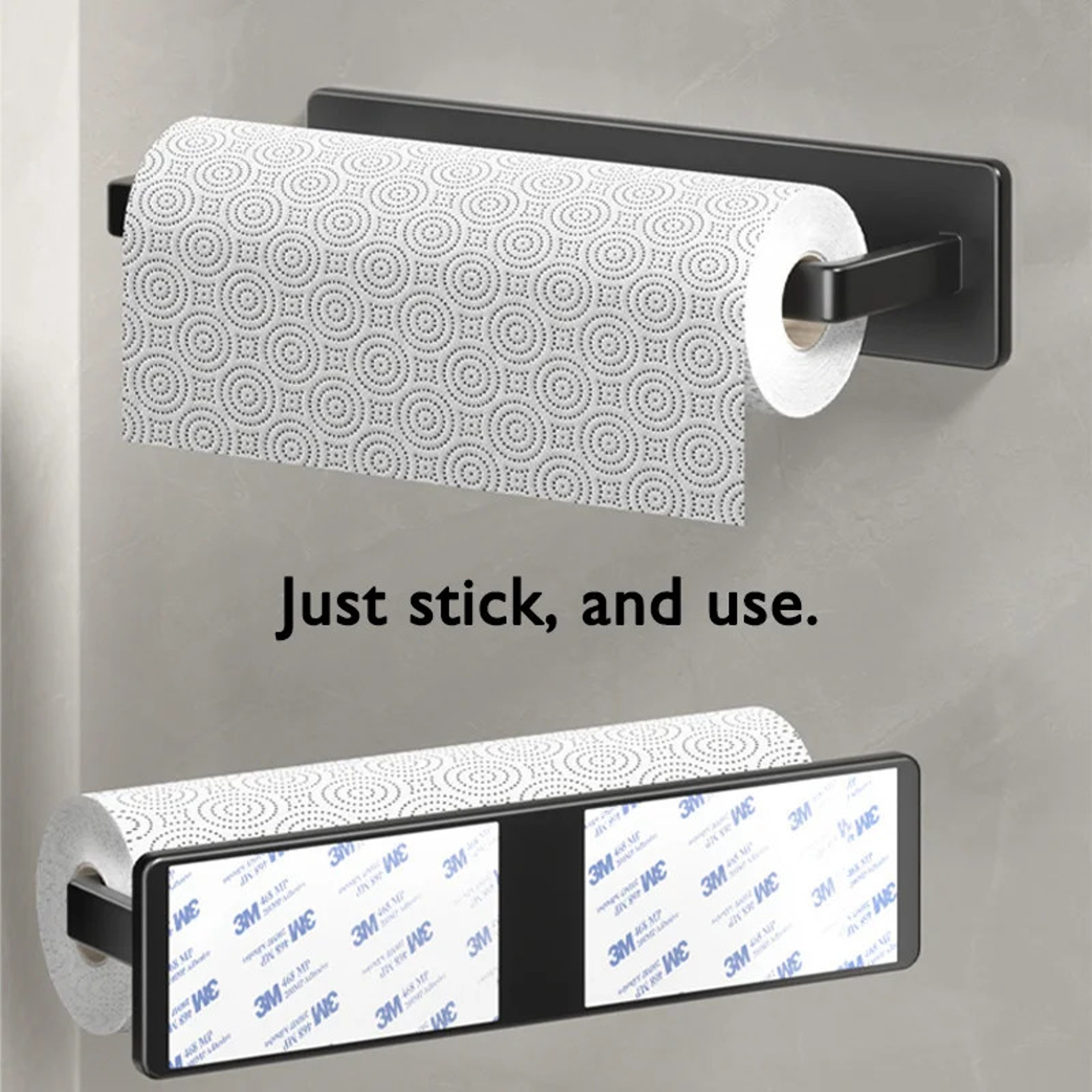 No Drill Self Adhesive Paper Towel Holder for Kitchen and Bathroom – view 4