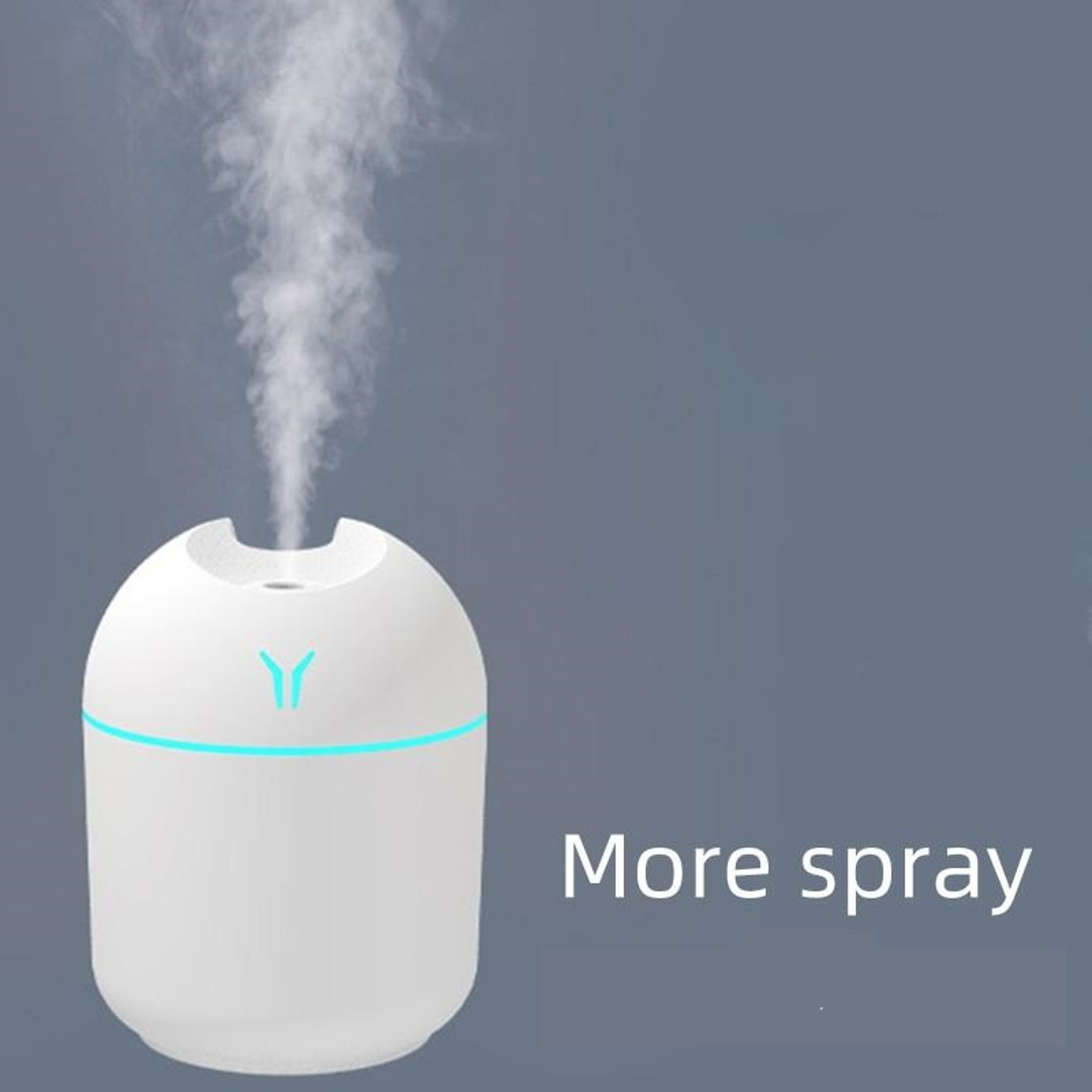 USB Mini Air Humidifier with LED Light for Car Bedroom and Office – view 4