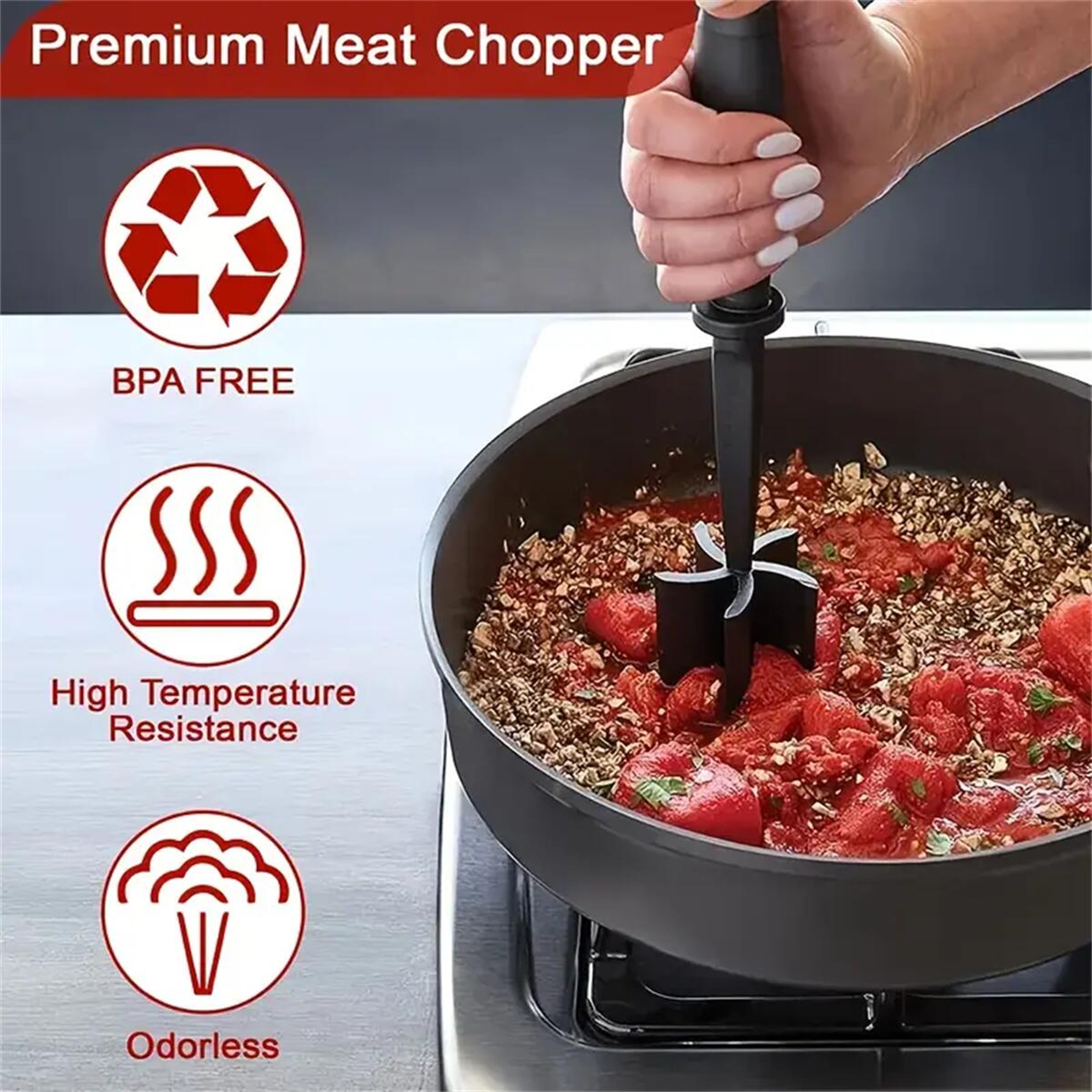 Blade Meat Chopper For Ground Beef And Hamburger Meat 3