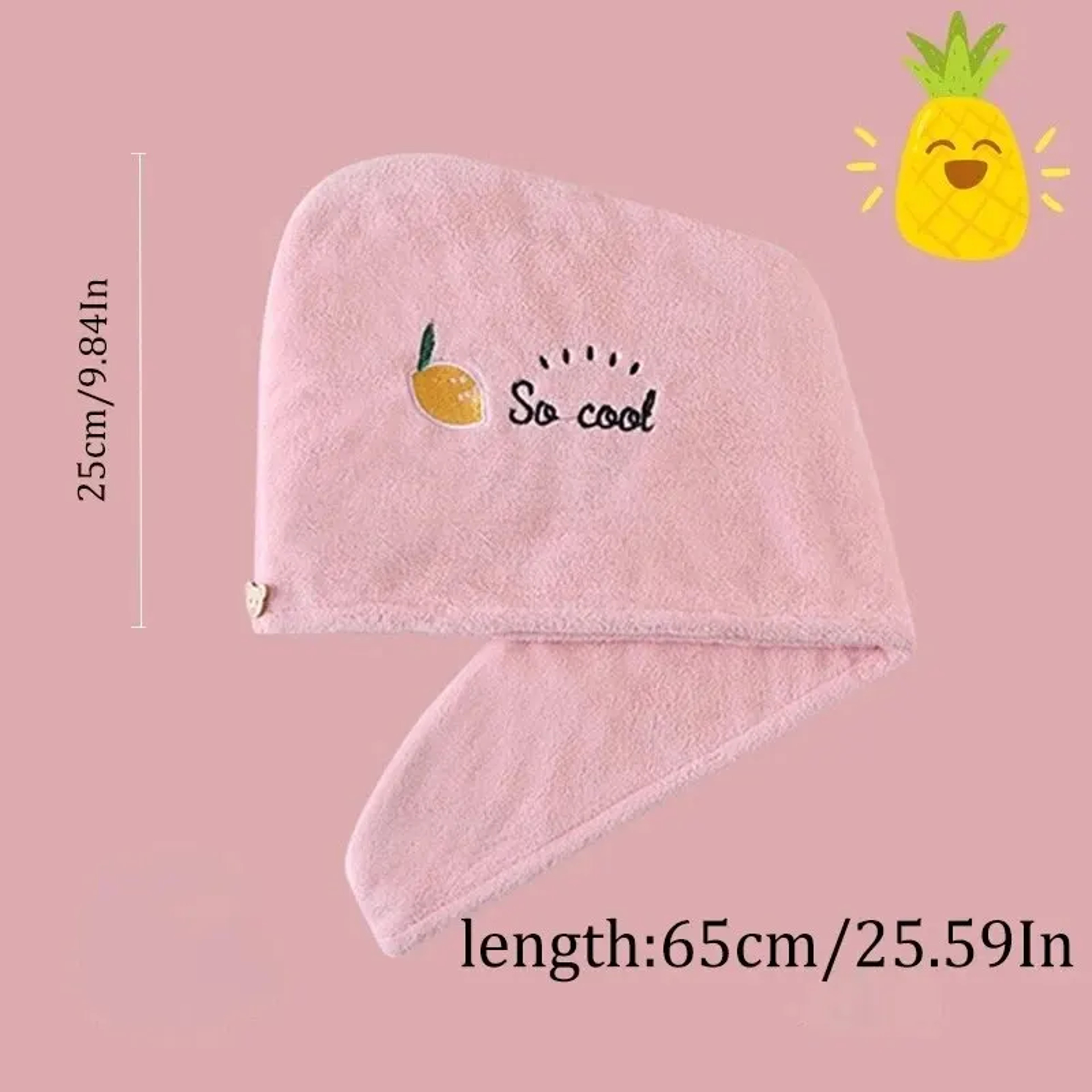 Cute Bow Microfiber Hair Towel Wrap for Women Quick Dry Hair Drying Cap – view 6
