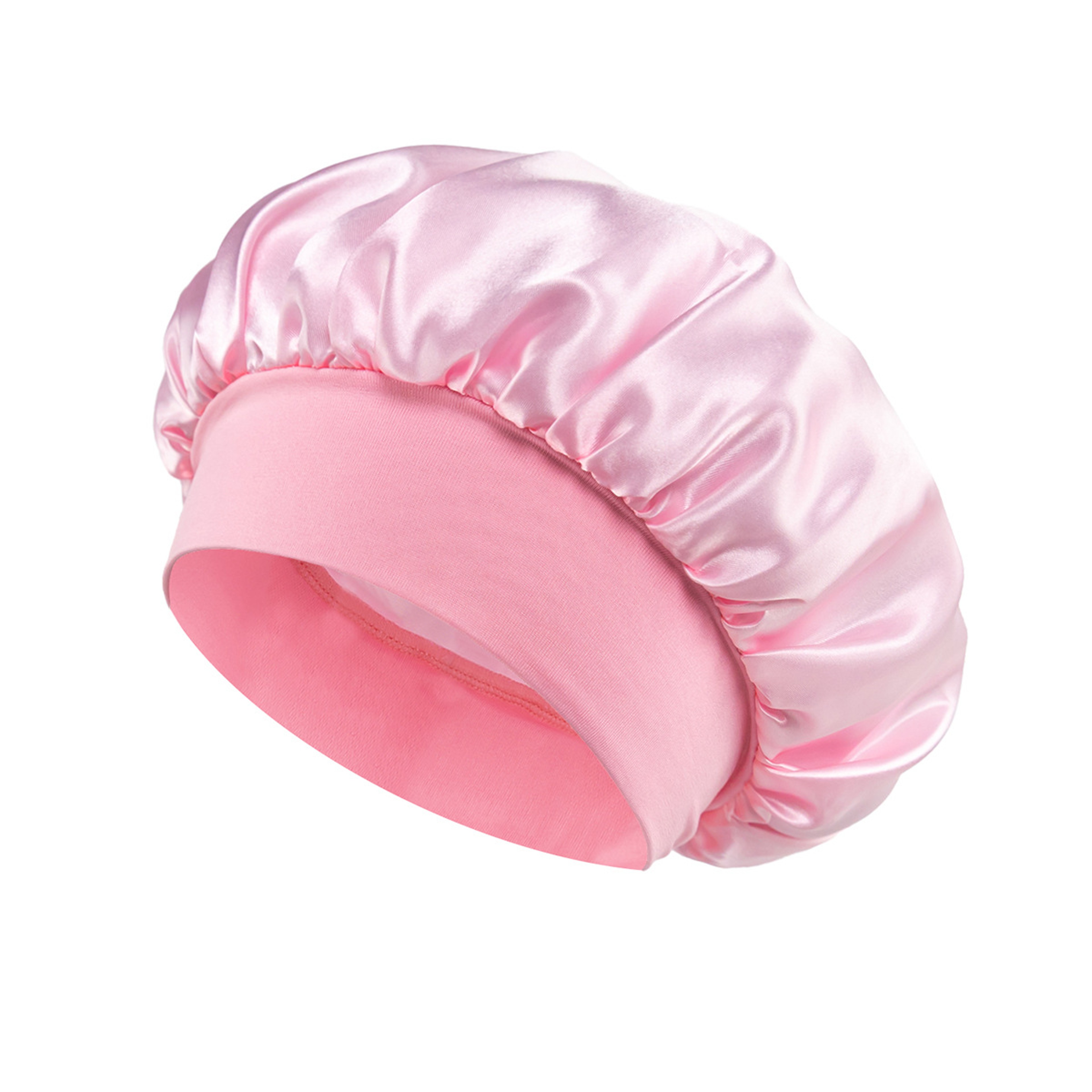 Large Satin Bonnet For Sleeping For Long Hair Soft Silk Lined Sleep And Shower Hair Wrap 15