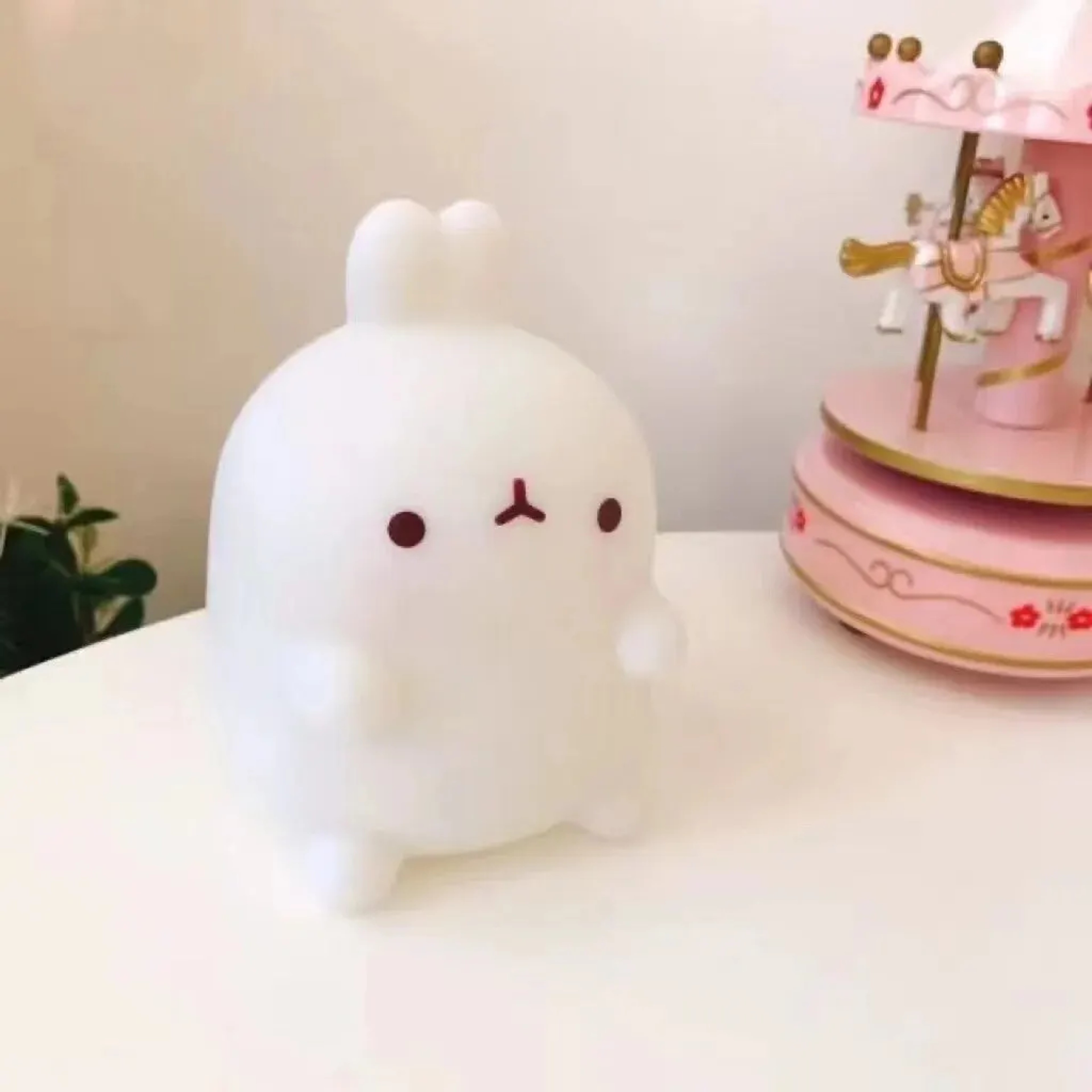 Cute Rabbit Night Light Bunny Bedside Lamp for Kids Nursery Decor – view 7