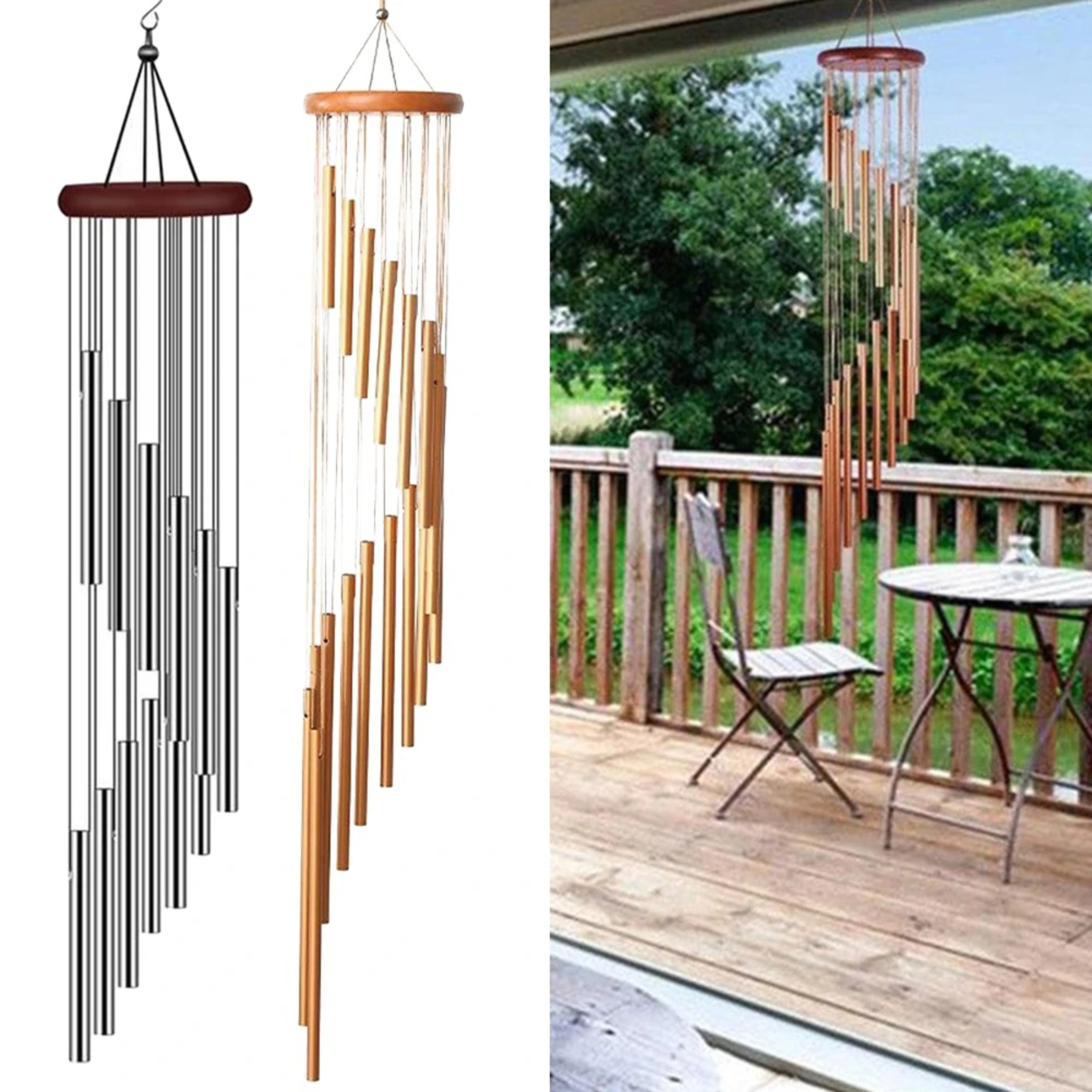 Aluminum Outdoor Wind Chimes for Garden Patio Memorial Gifts – view 2